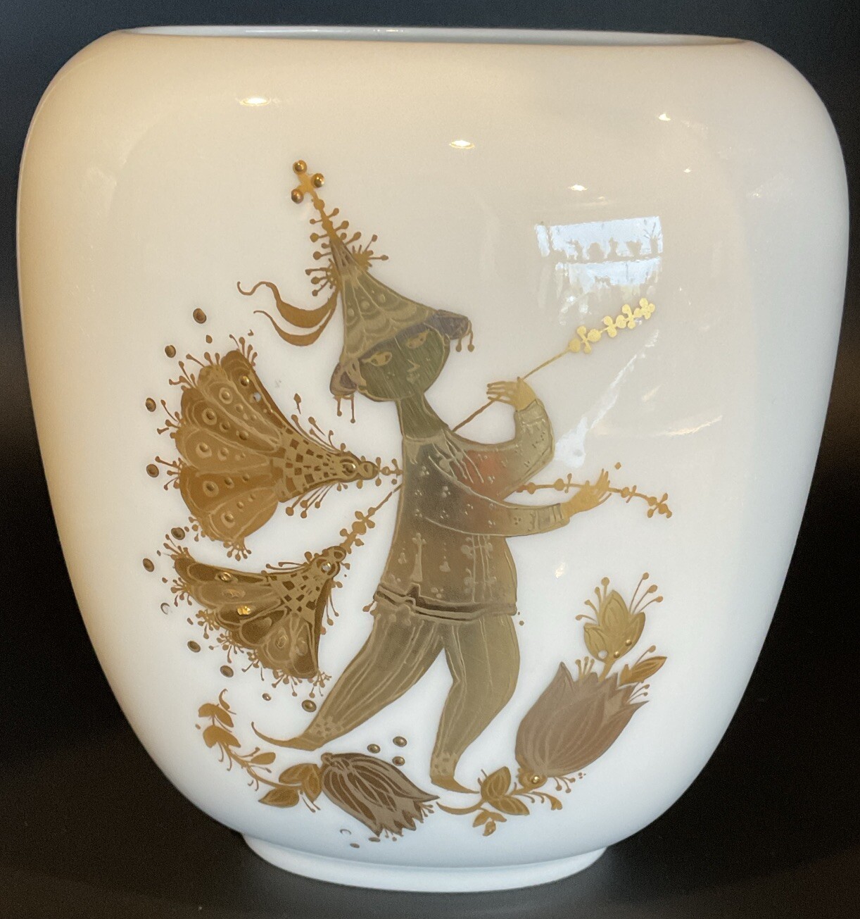 Rosenthal Studio Line quatre couleurs Bjorn Wiinblad Porcelain Vase READ G2U