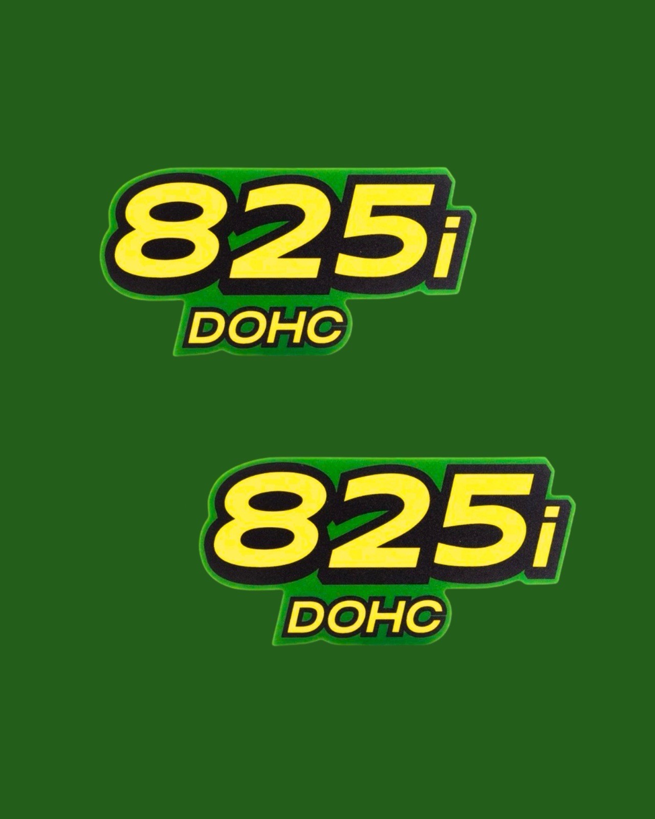 825i DOHC Fits John Deere Laminated Decal Sticker M158179 Replacement