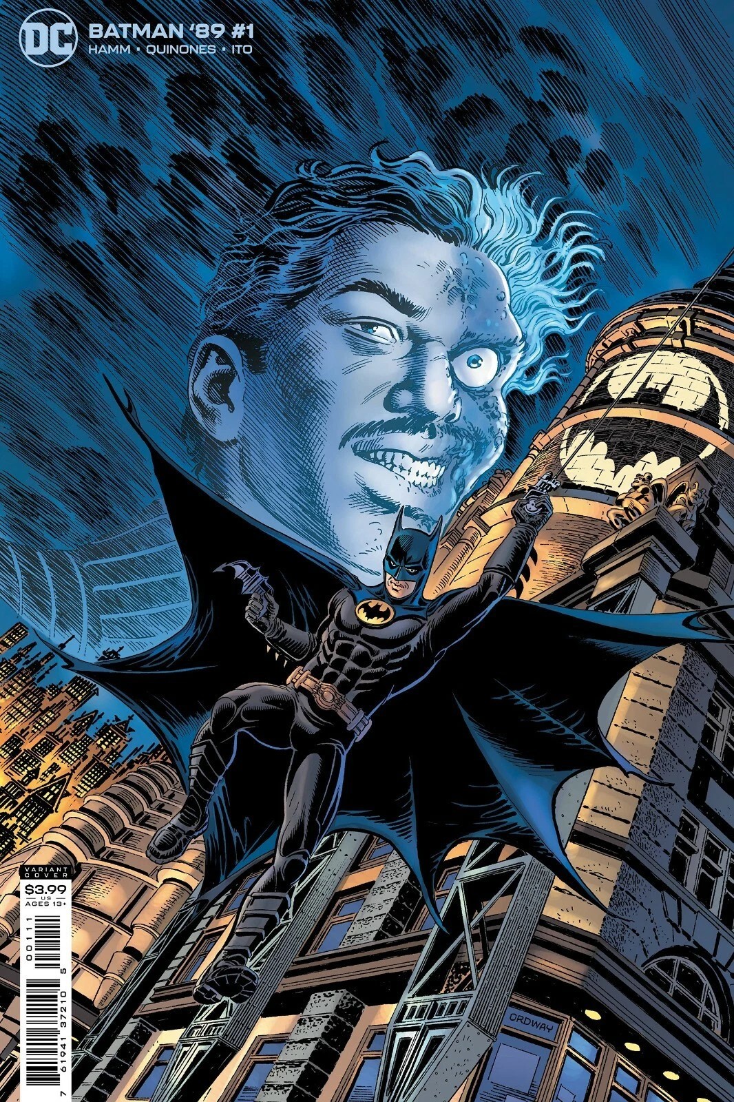 Batman 89 Two-face Comic book Cover POSTER PRINT 16&Prime;x24&Prime; HOME wall art DECOR