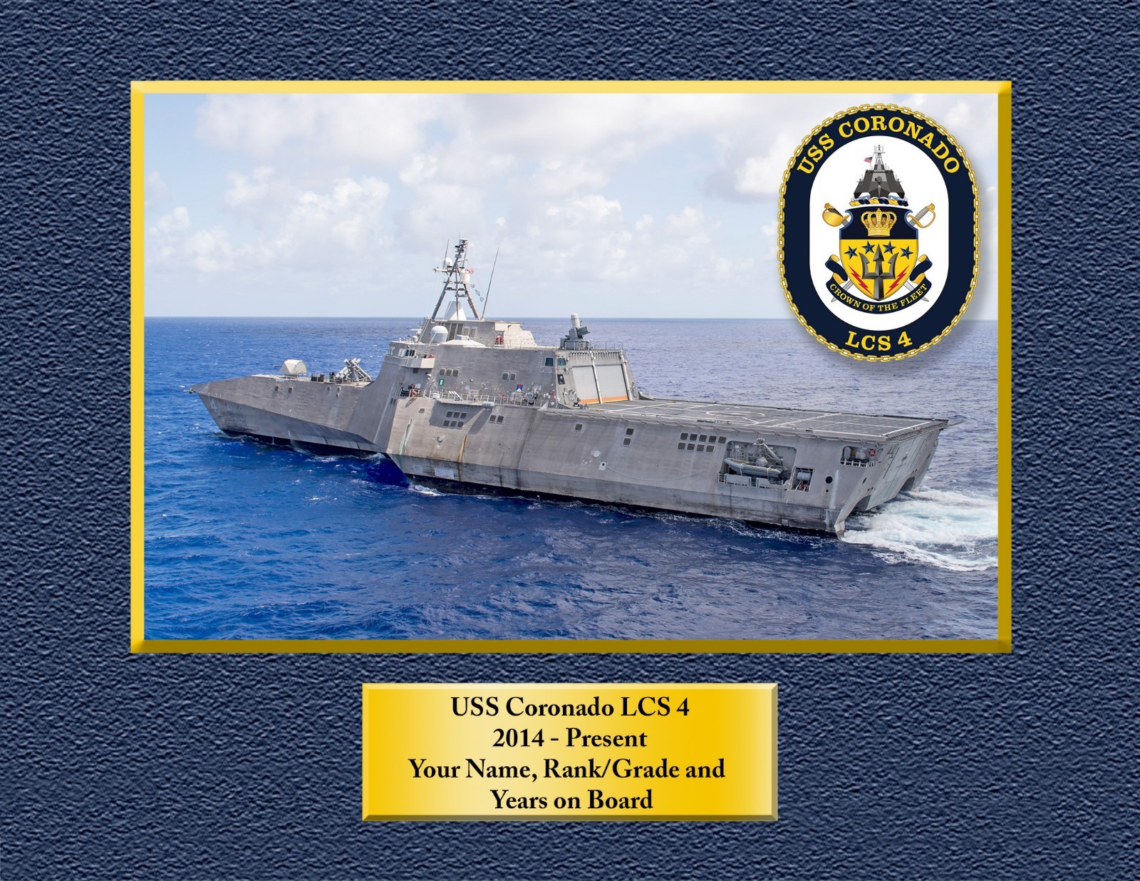 USN MH-60S Nighthawk Custom Personalized Print of US Navy Ships Gift