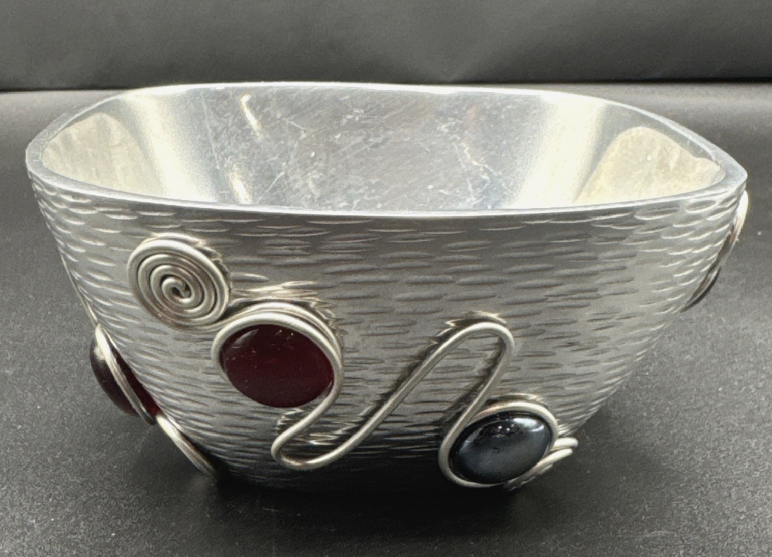 Hammered Stainless Steel Bowl, Multipurpose