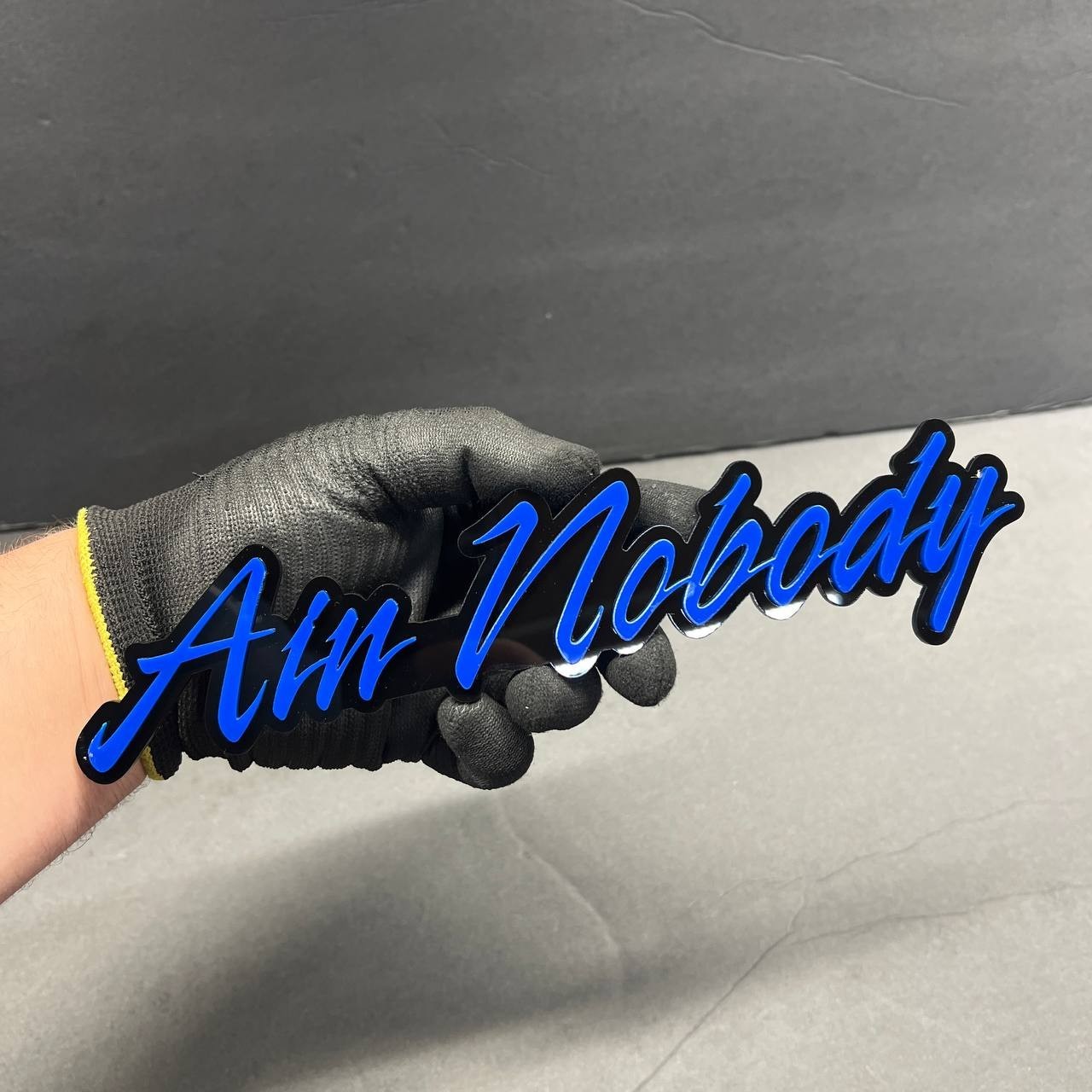 Custom Laser-Multicolor Personalized Name! Cut 3D Acrylic Emblem Badge for Car –