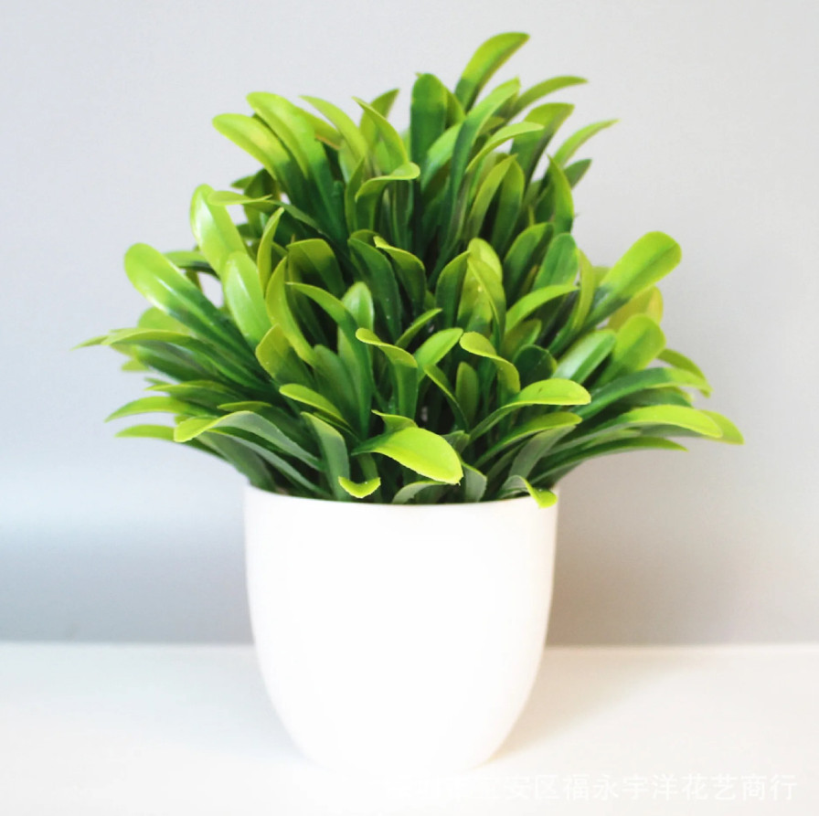 1pc Artificial Potted Bonsai Plant Desktop Home Office Decor Accessories Vine