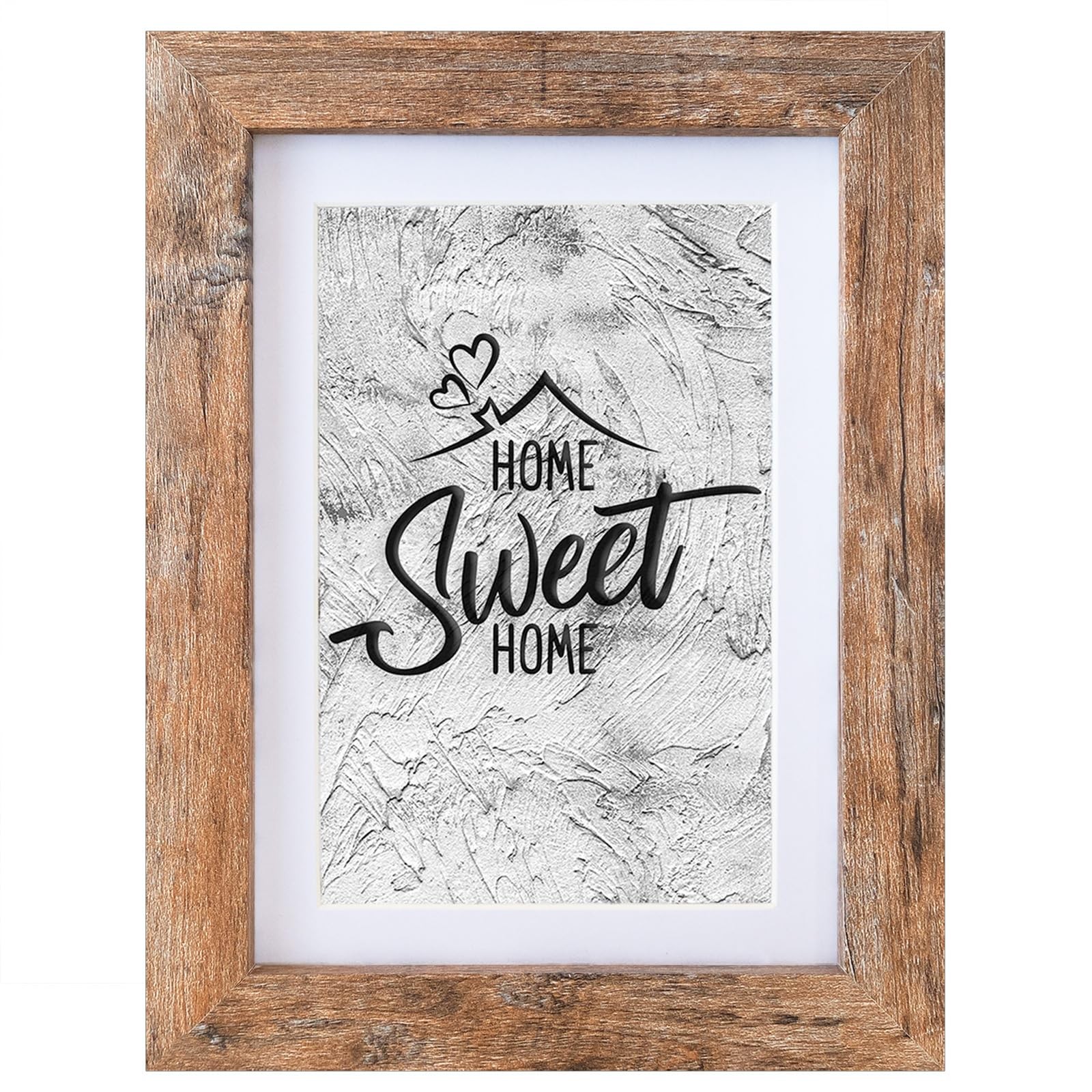 Califortree 5×7 Picture Frame – Can Display Photo 4×6 with Mat, Wood Frame w…