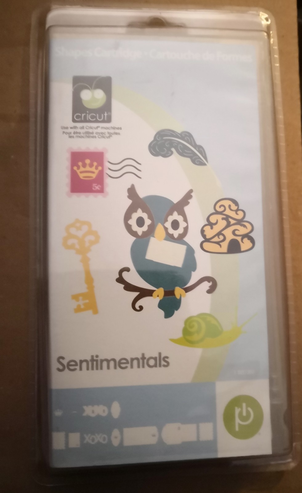 Cricut Cartridge, Sentimentals – Brand New – Sealed