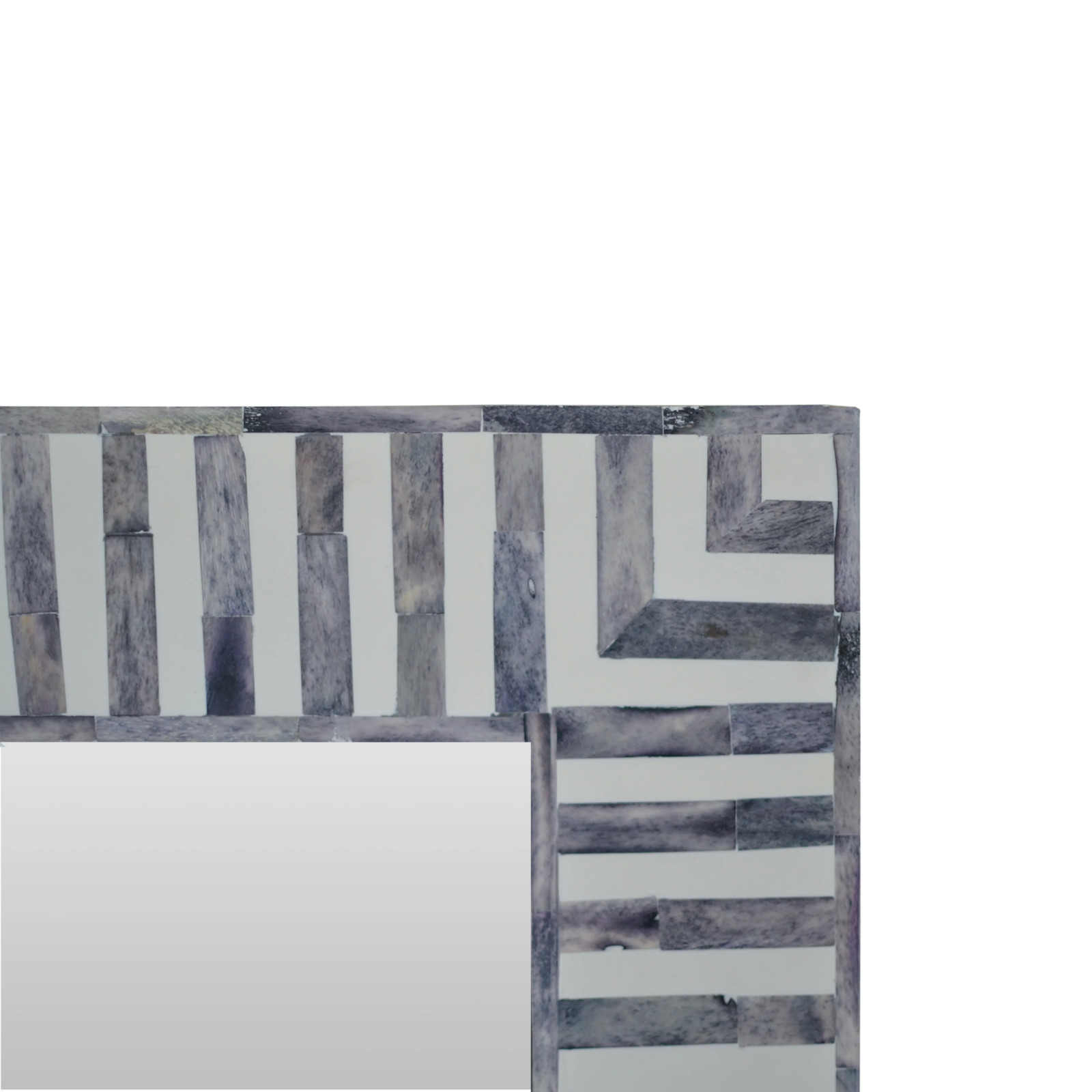 Bone Inlay Mirror Frame Handmade Decor Design Wood Frame for entryway, hallway