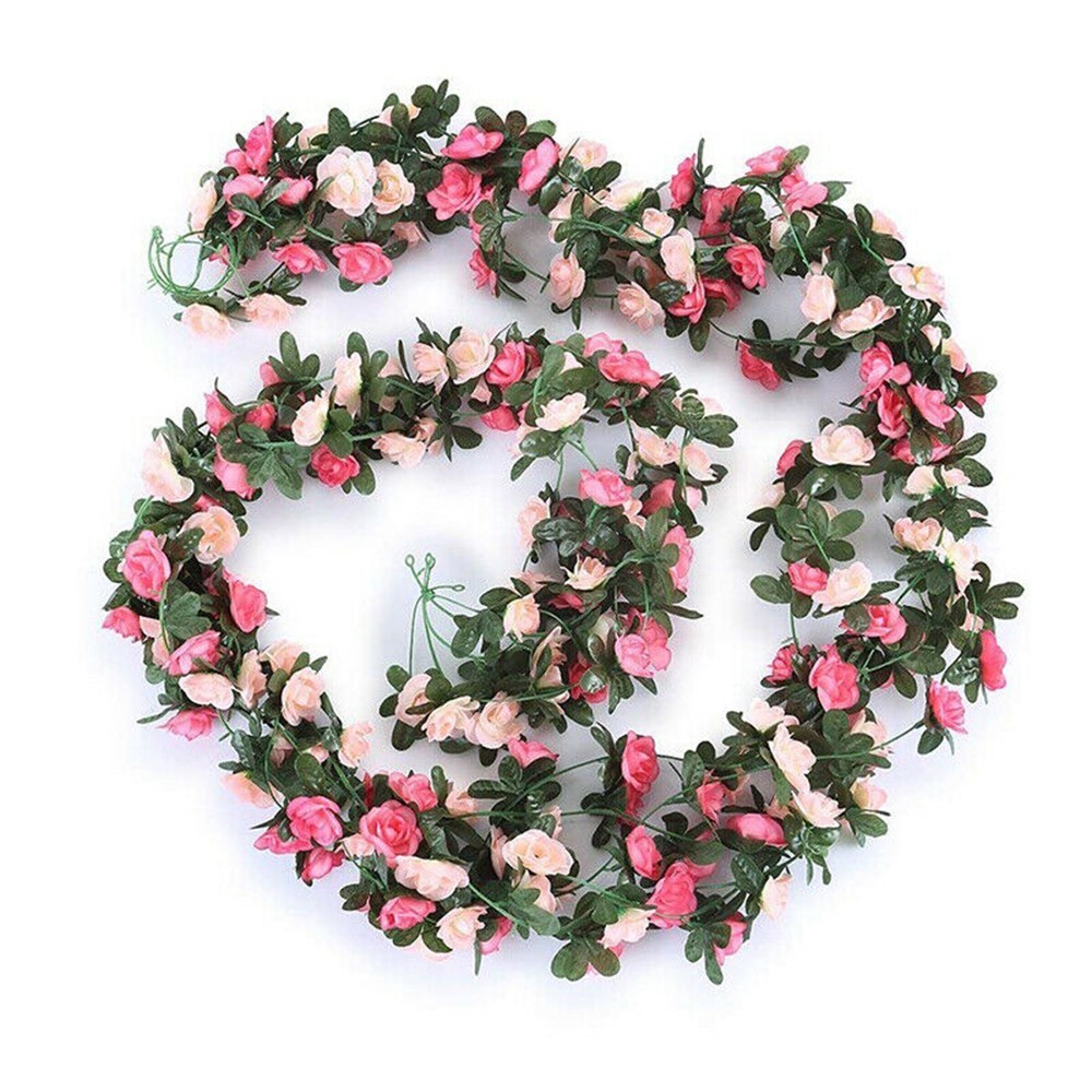 1x Artificial Ivy Flower Vine Garland Hanging Home Garden Trailing Basket Plant