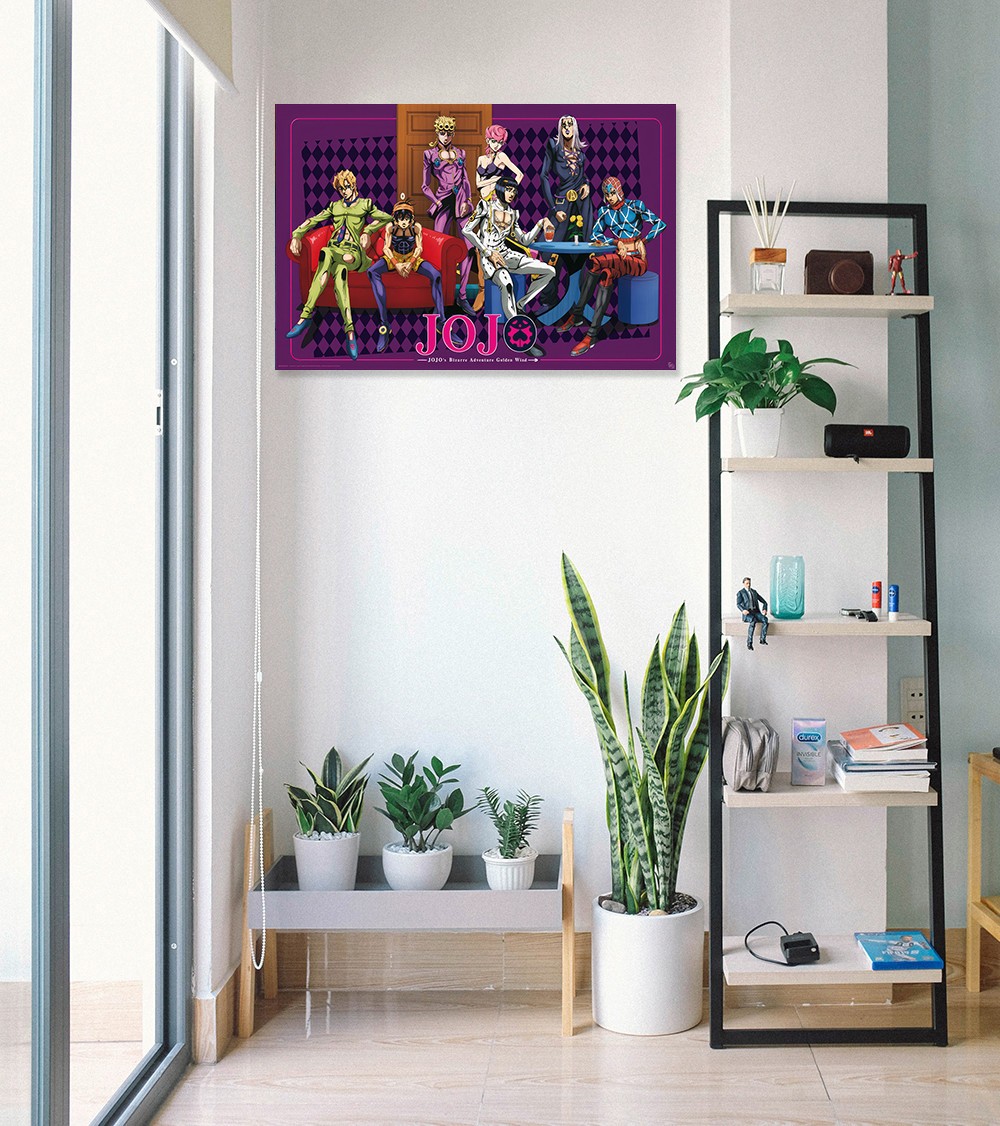 Jojo&rsquo;s Bizarre Adventure – Anime Poster (Golden Wind Team) (Size: 36&Prime; x 24&Prime;)