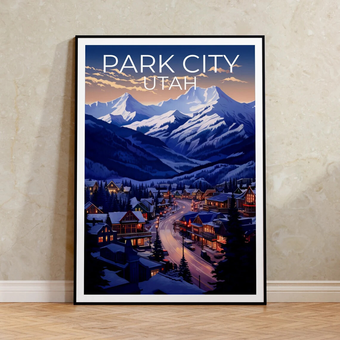Park City Travel Poster Premium Quality Choose your Size