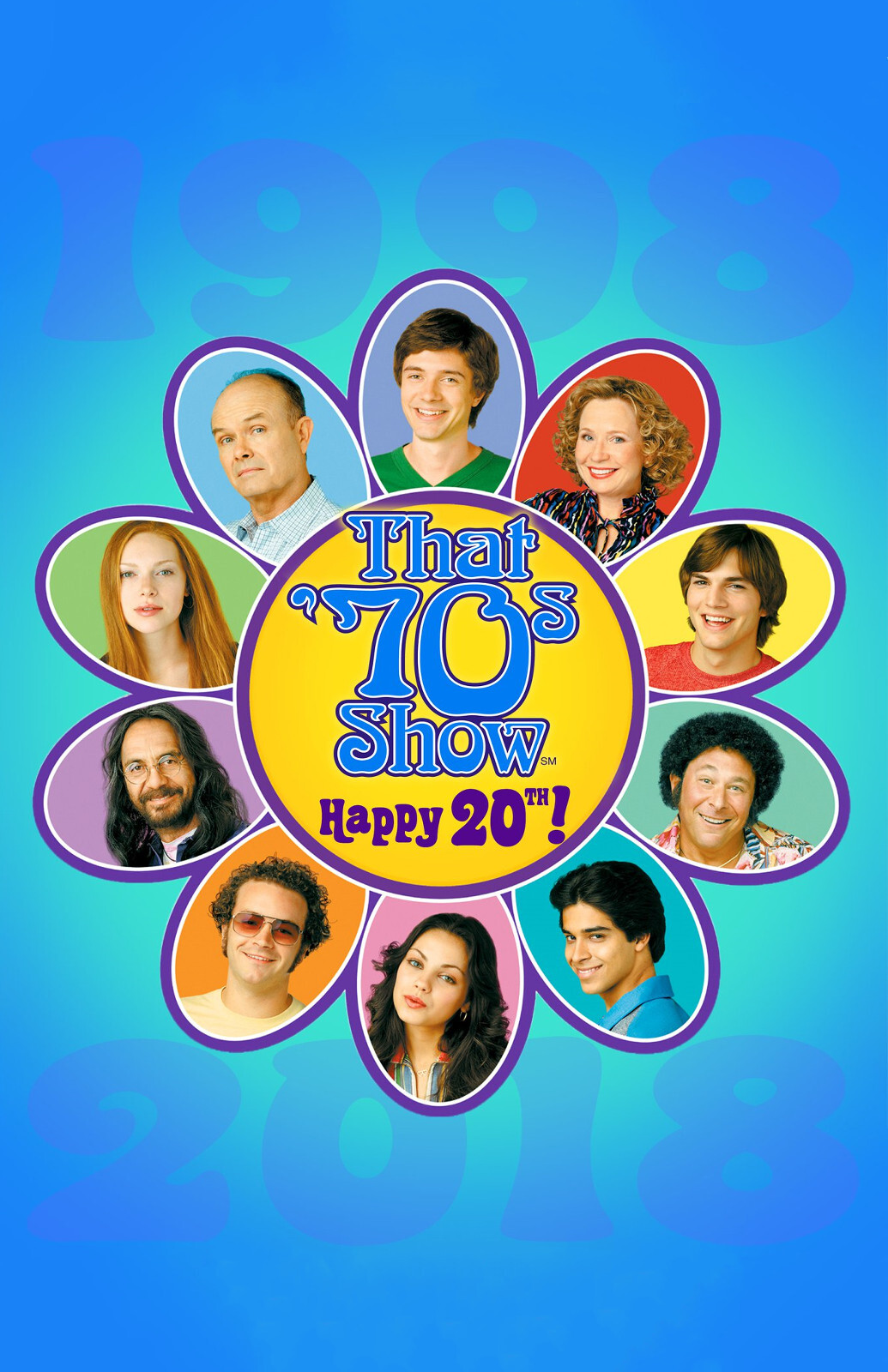 AA4473 That 70s Show 1998 By Bonnie Turner 1998 Crew Movie Poster 11×17