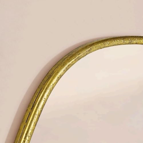 Asymmetrical Irregular Shaped Antiqued Gold Foil 27&Prime;L x 27&Prime;W Antique Gold Foil