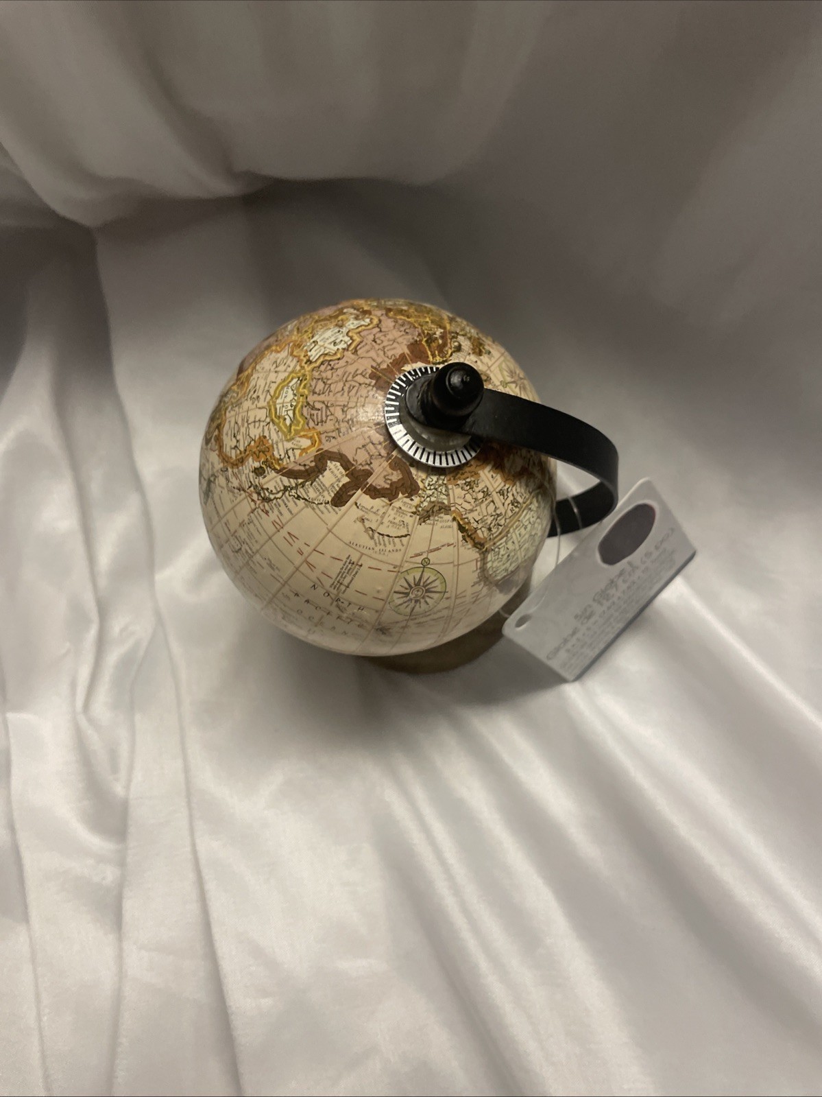 World Globe Small Decorative 3x 3×5 Wood Base