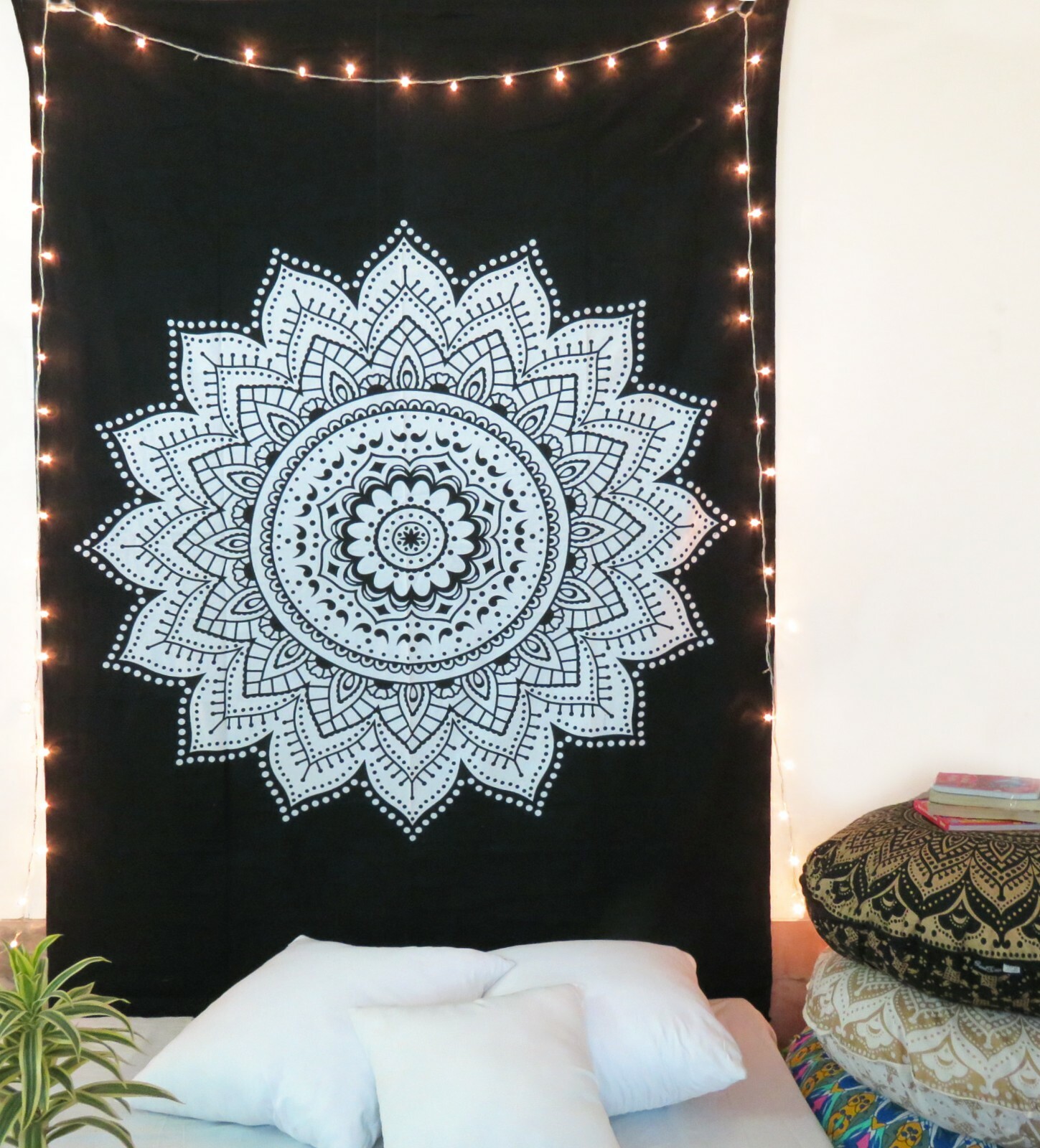 Mandala Tapestry Indian Wall Hanging Decor Bohemian Hippie Queen Twin Poster New