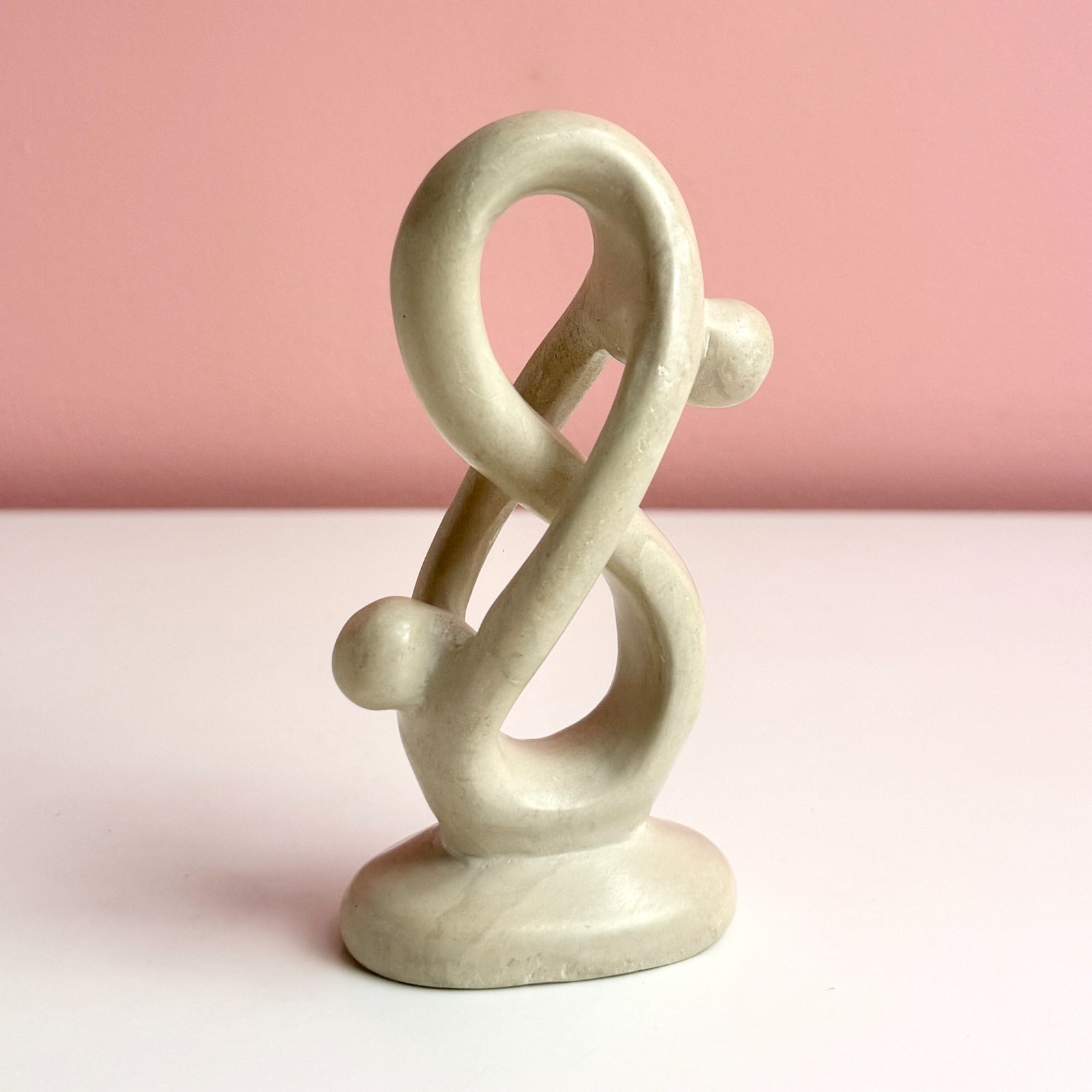 Soapstone Infinity Figures Sculpture