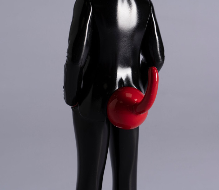 Tall Balloon Dog Sculpture Statue Figure Art Home Decor Gentleman Balloon Dog