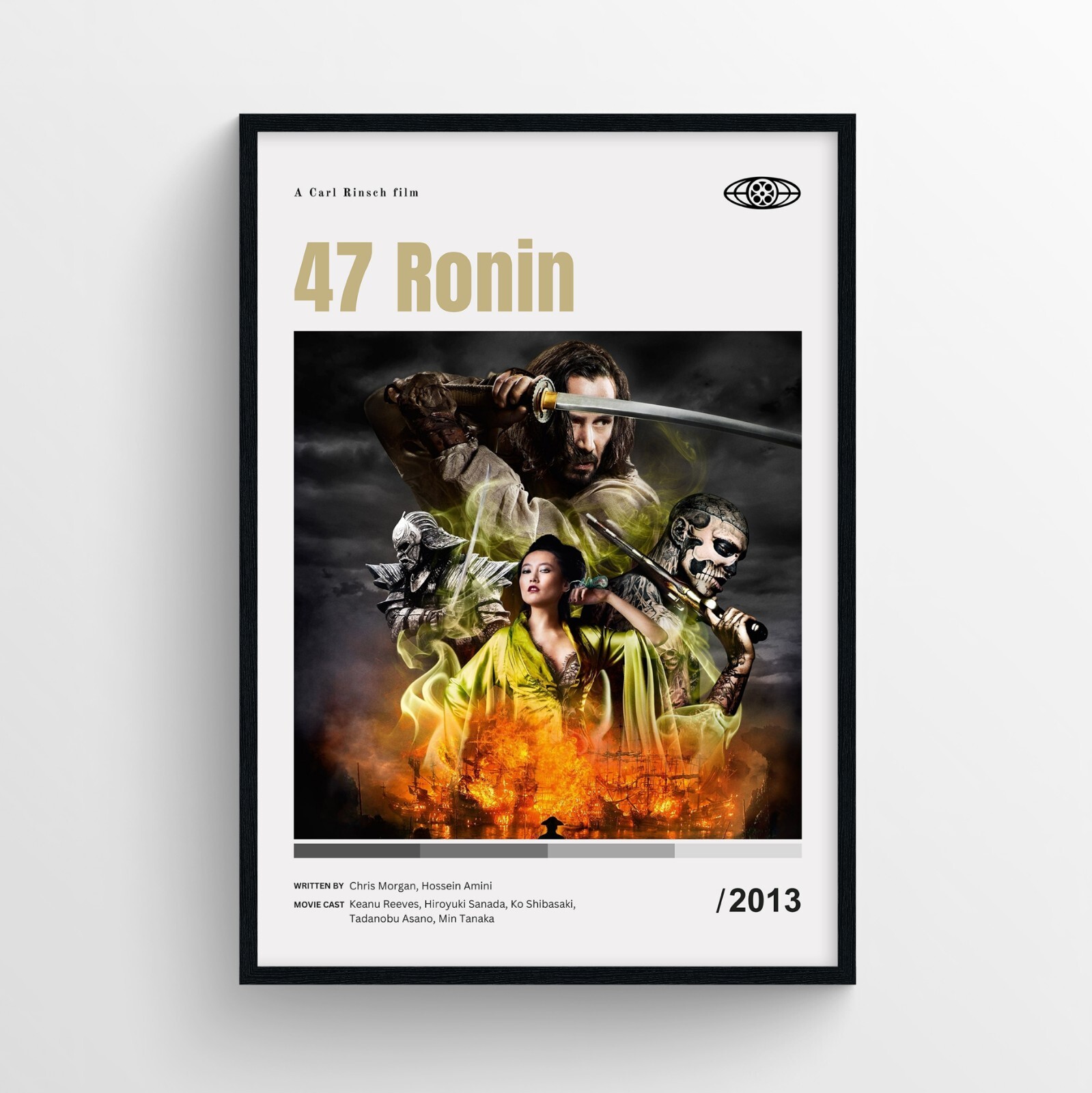 47 Ronin Movie Poster Print, Wall Art – Unframed