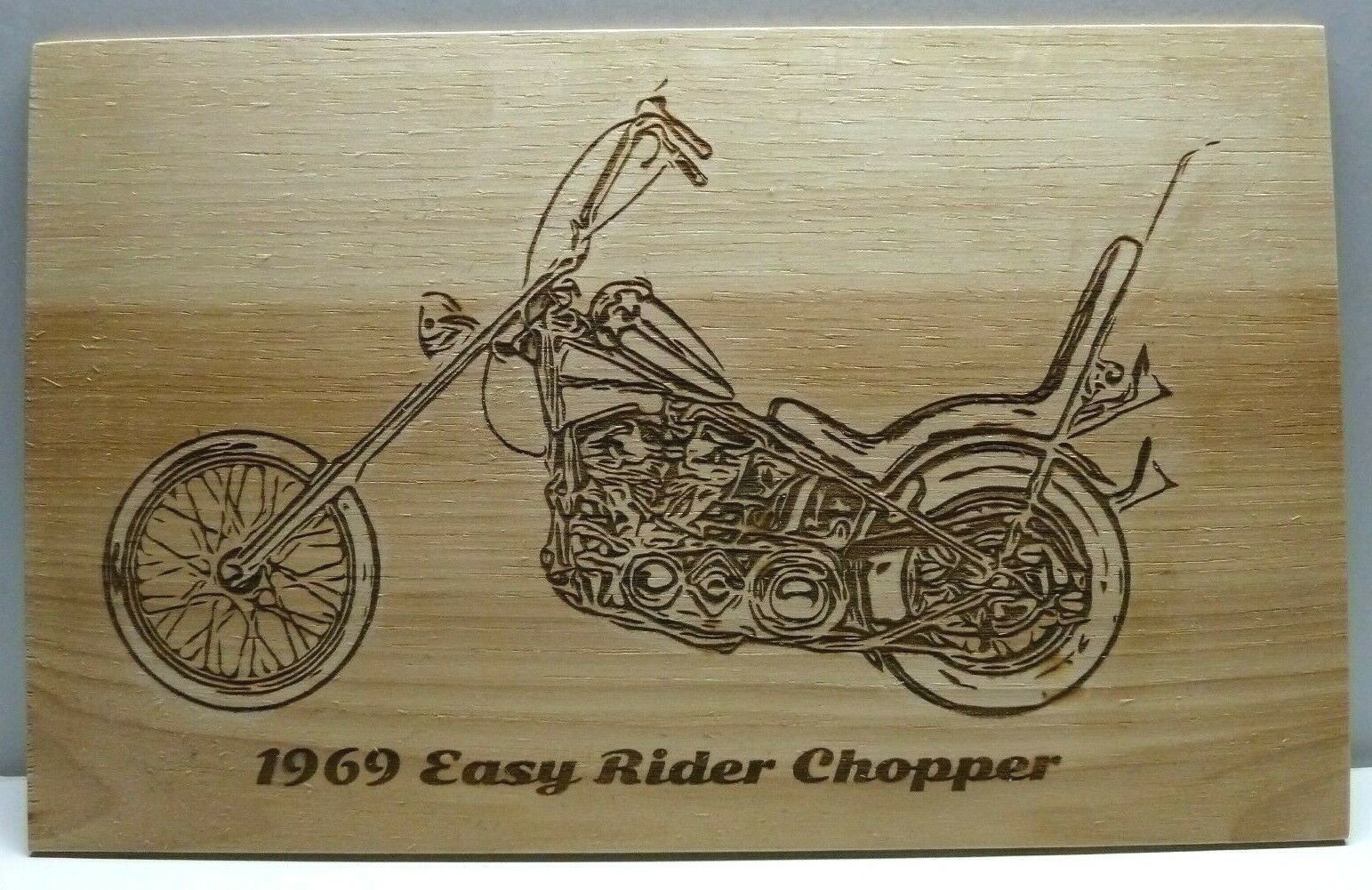 1969 Easy Rider Chopper Wood Engraved Plaque,Wall Art,Car Art,Wall Hanging