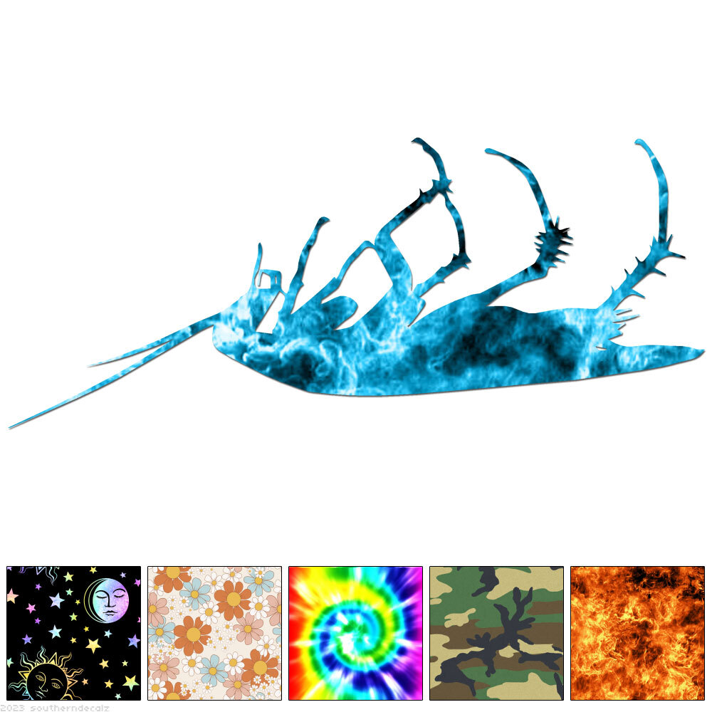 Dead Roach Cockroach – Decal Sticker – Multiple Patterns & Sizes – ebn6771