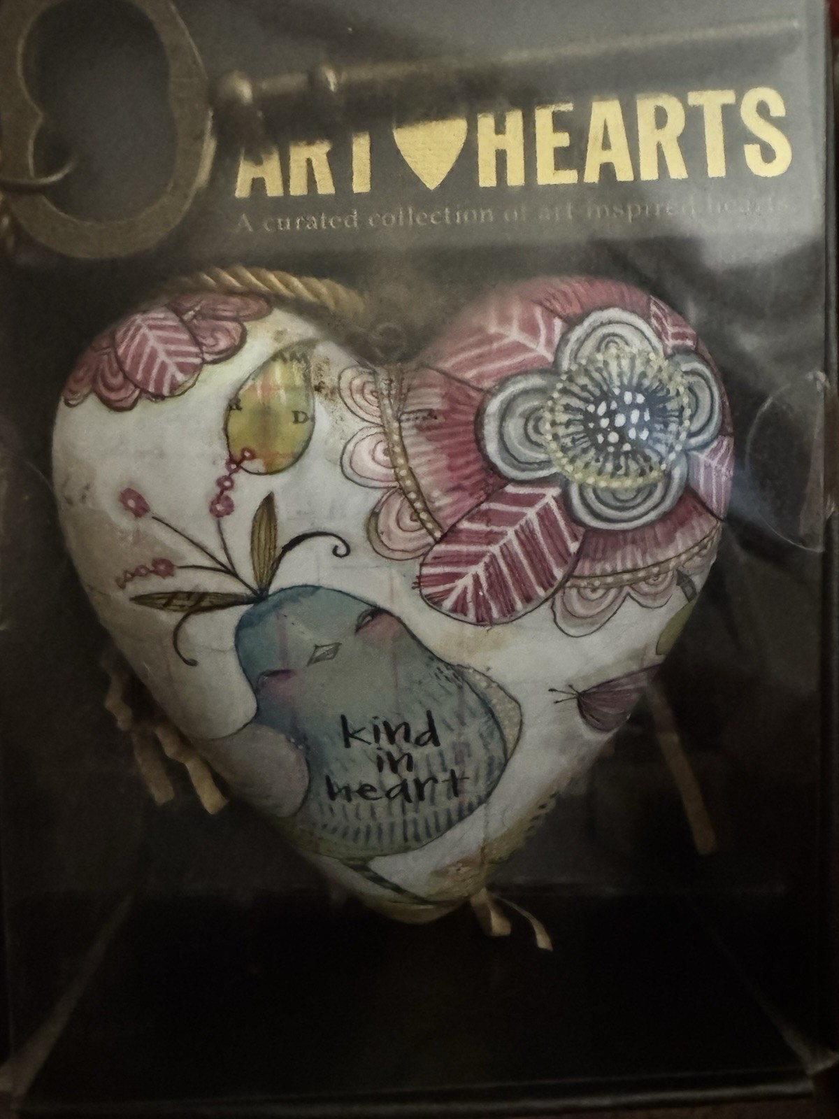 Demdaco Cori Dantini Art Hearts Kind in Heart Keepsake Key Studio