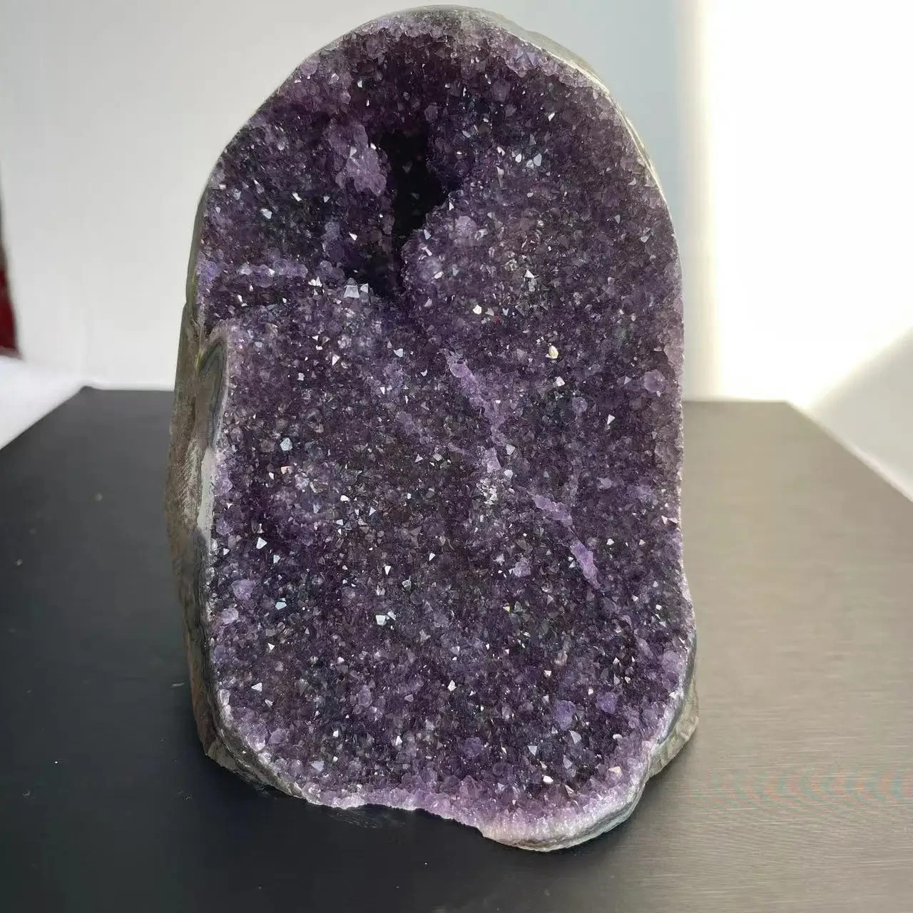 🏛 Modern Decorative Statue Raw Quartz Geode 500-600 Gr ✨ Ornament