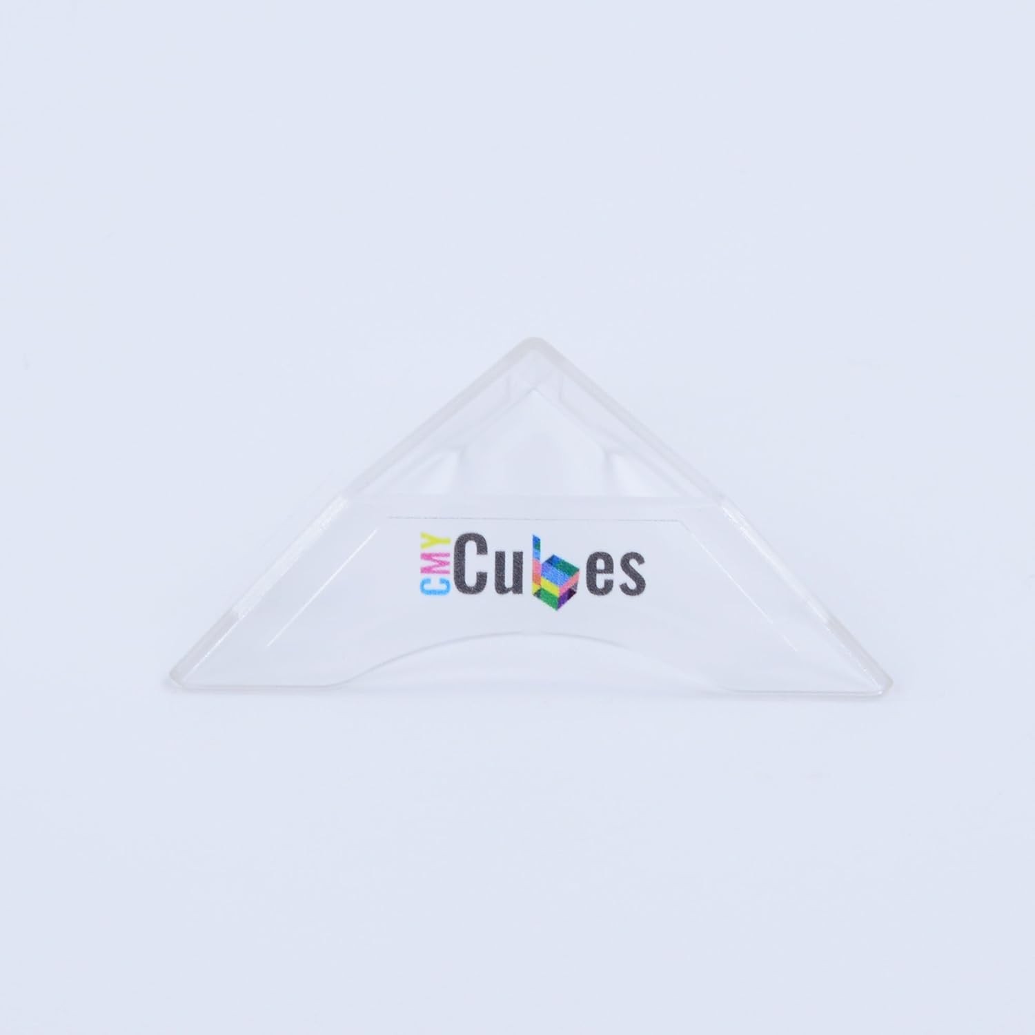 Crystal Clear Cube Display Stand Pedestal for Prism Cube Holder and Showcase
