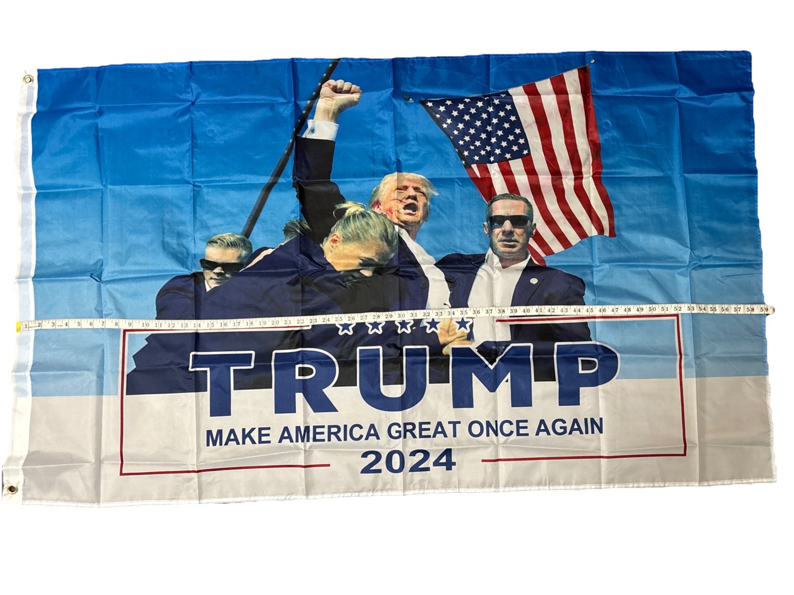 Donald Trump 2024 3’x5’ Flag ✅ Make America Great Once Again✅ Wall Art Man Cave