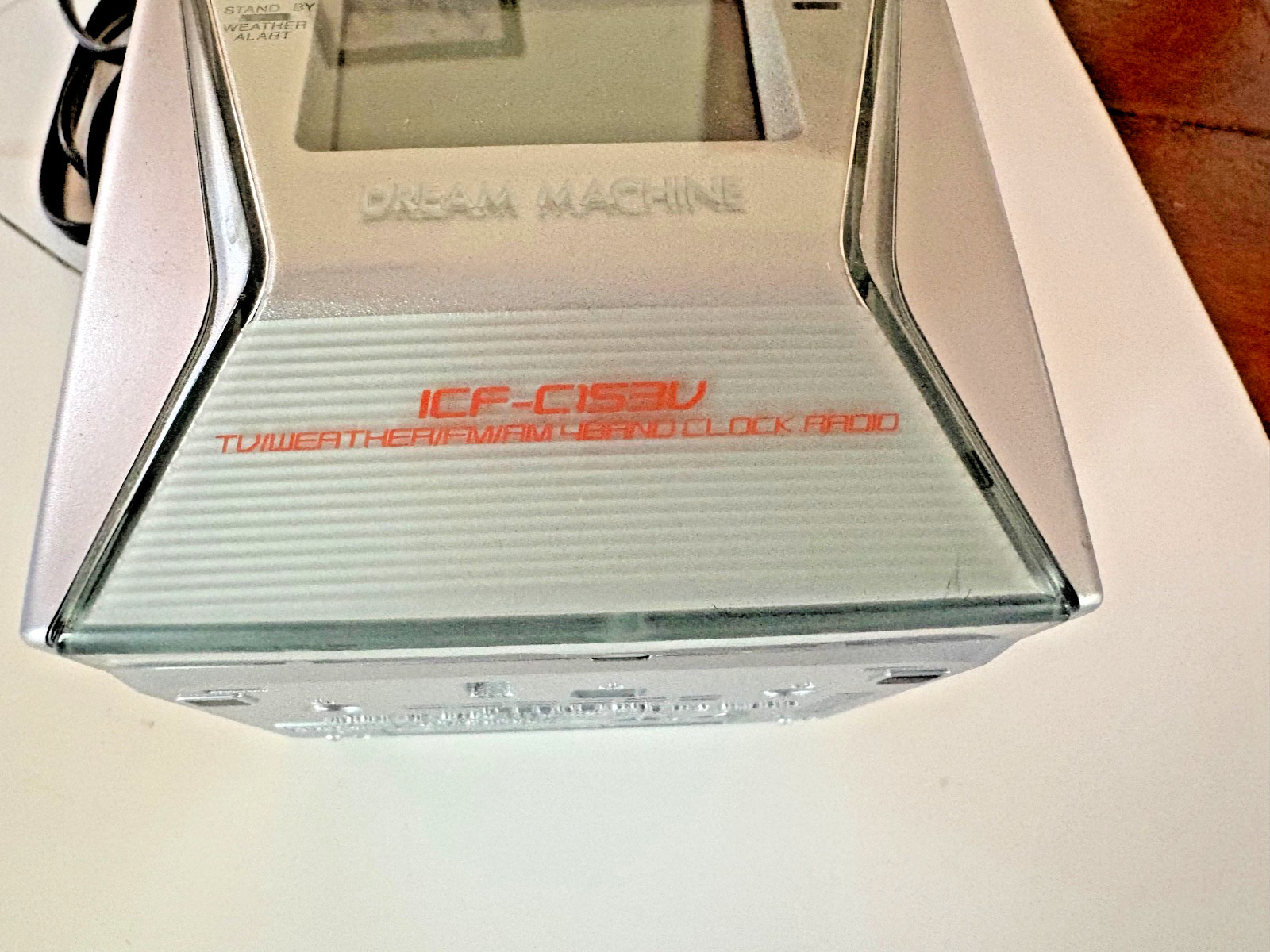 Sony Dream Machine ICF-C153V AM/FM Alarm Clock Radio w/Snooze & Weather Alert