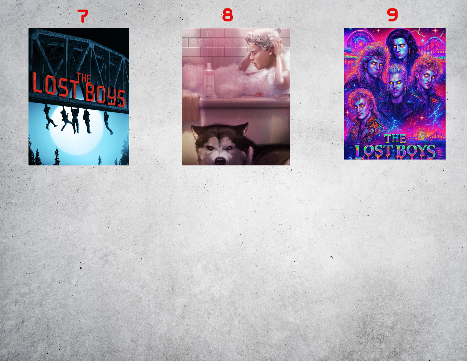 The Lost Boys Horror Movies Vampires Wall Collage Posters