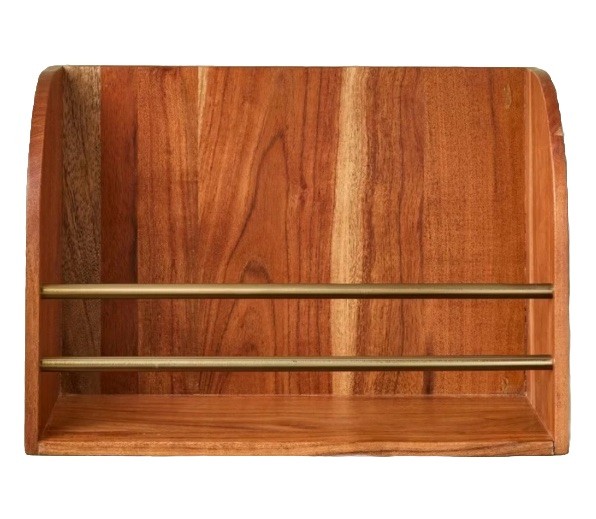 Vinyl Wood Wall Hanging Storage Shelf- Hearth & Hand with Magnolia