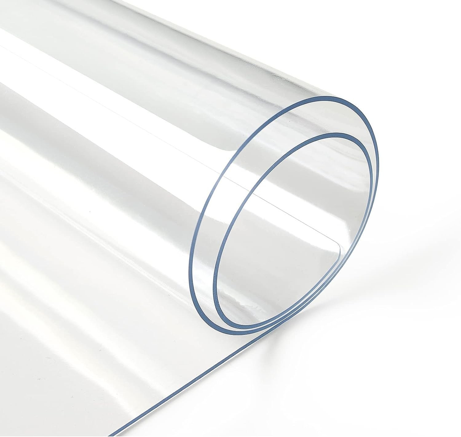 1.5mm Clear Desk Cover Protector, 14×24 Inch Clear Desk Cover, Rectangular Vi…