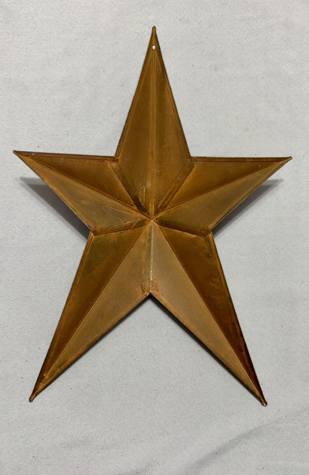 Rust and Black Metal Whimsical Barn Star 12” Primitive Decor Farm Country