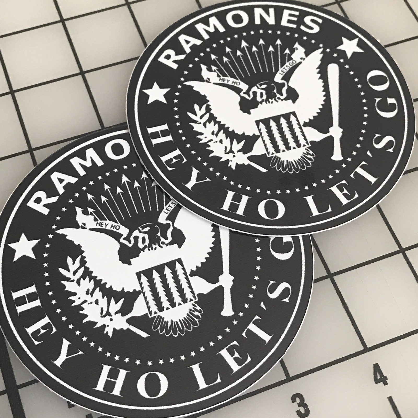 Ramones 4&Prime; Wide Vinyl Decal Sticker – BOGO
