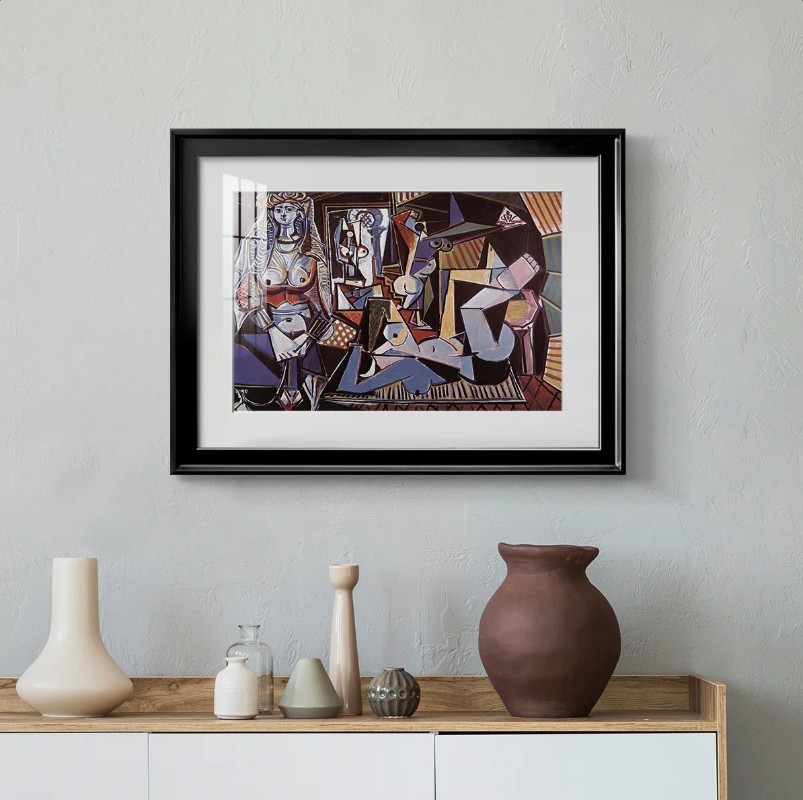 Pablo Picasso – Women of Algiers – Framed Canvas Wall Art Modern Home Decor