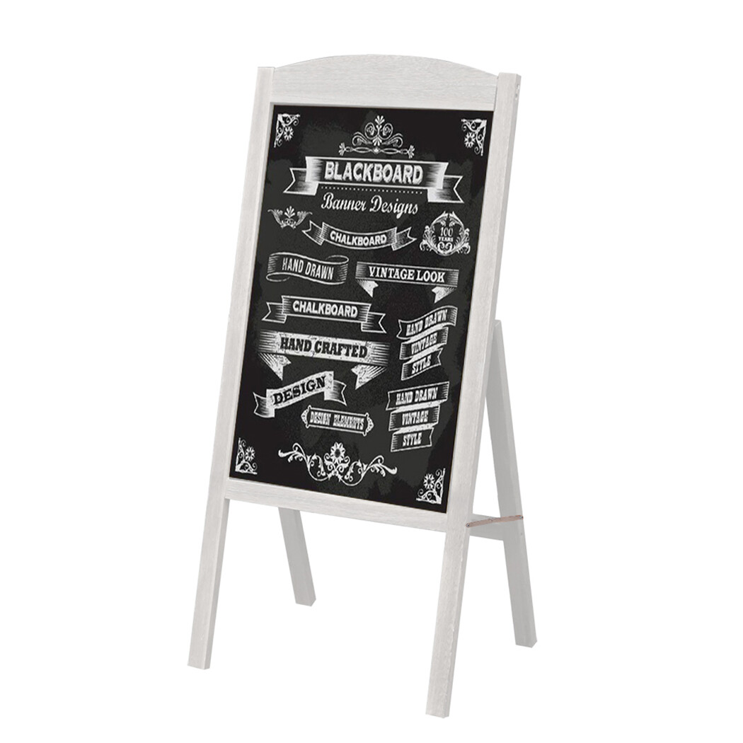Large Outdoor Double Side Sidewalk Wooden A Frame Chalkboard Magnetic Sign Board