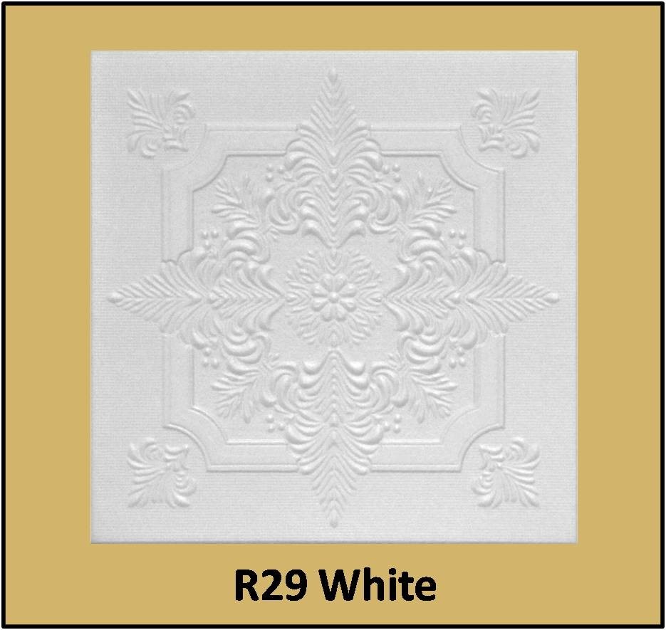 Glue Up Ceiling Tiles Easy Installation R29W SUPER SALE