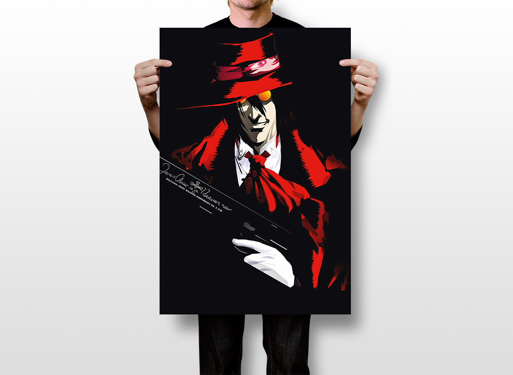 Hellsing Vampire Silk Print New Painting Wall Art Home Decor – POSTER 20×30