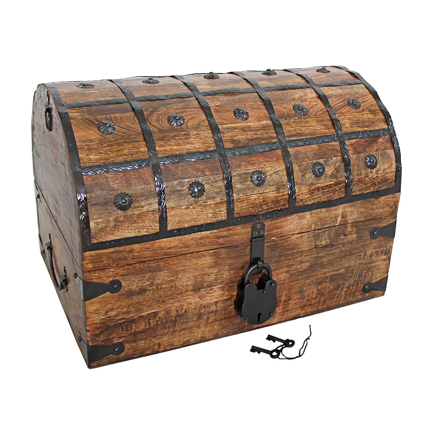Nautical Cove Handmade Pirate Treasure Chest for Kids, Prizes, Classroom – Locka