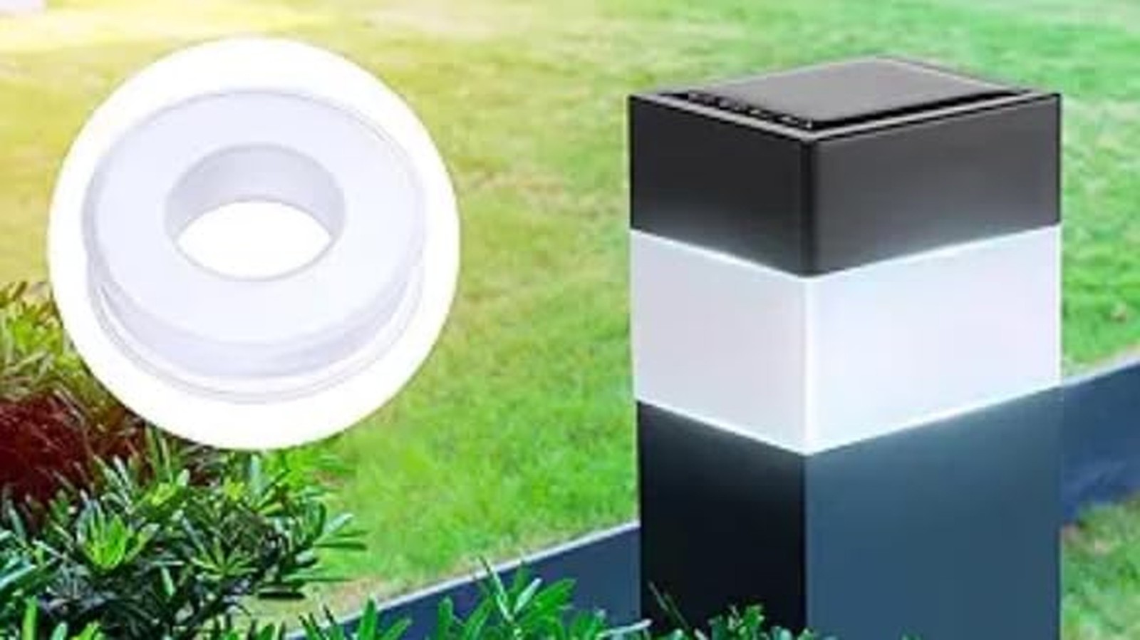 16 Pack Solar Fence Post Cap Lights 2In x 2In (5cm x 5cm) Solar Post Cap Fenc…