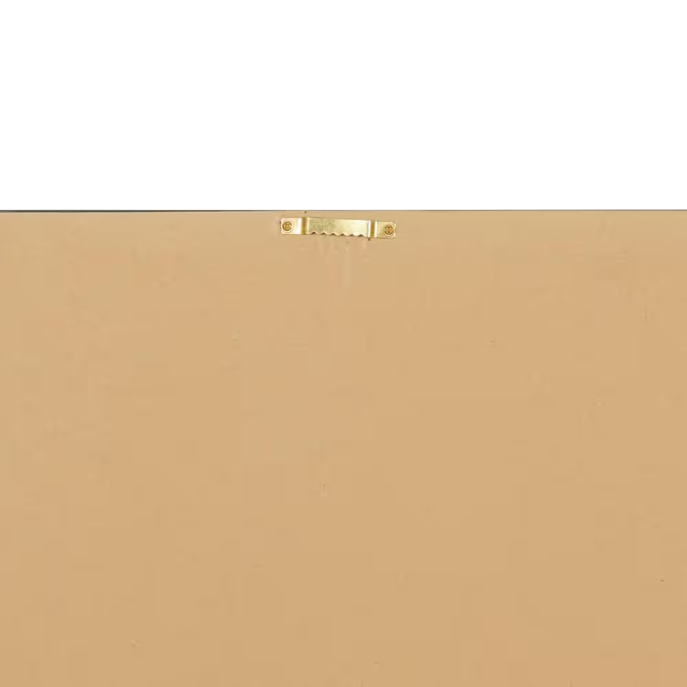1- Panel Abstract Framed Wall Art with Black Frame 47 In. X 47 In.