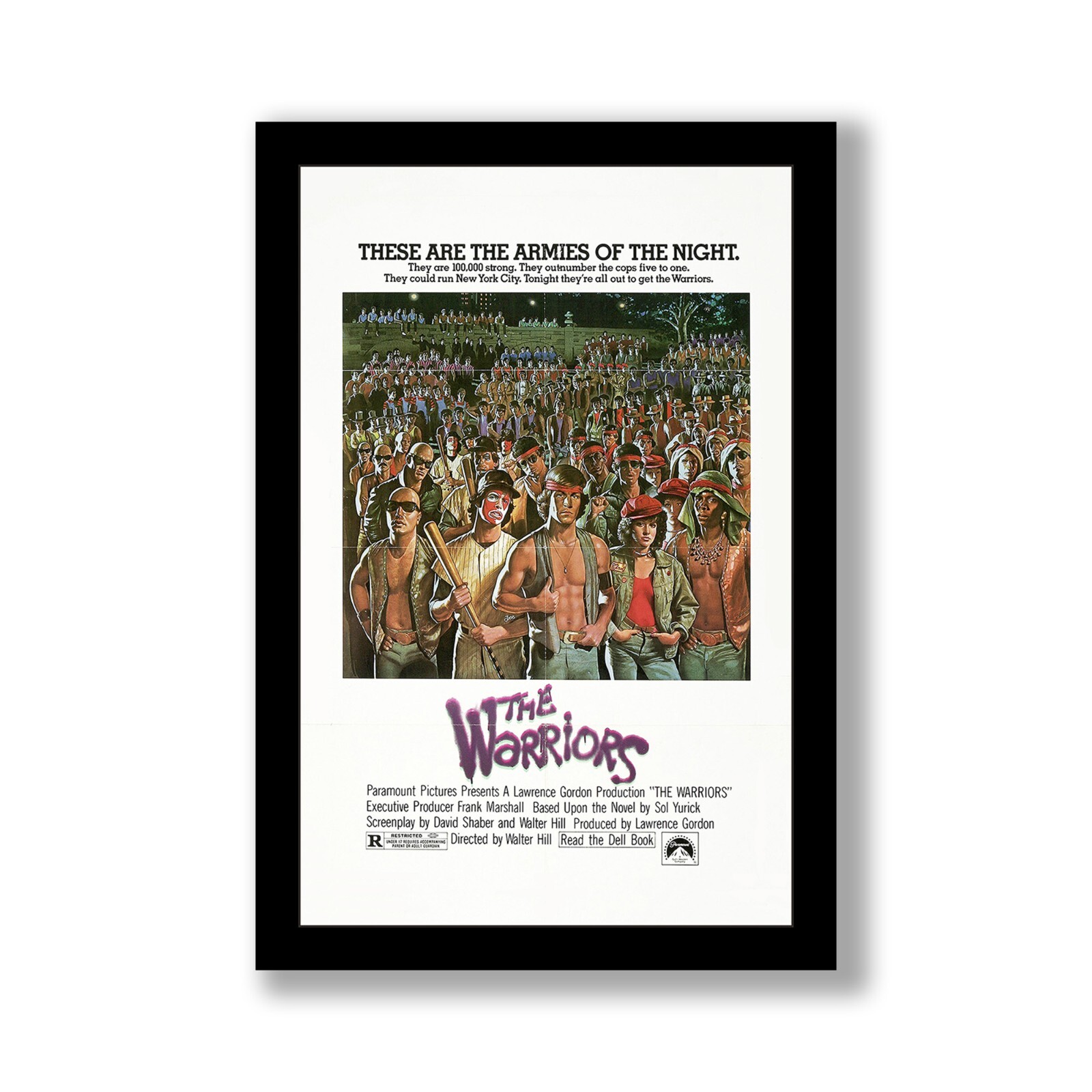THE WARRIORS – 11×17 Framed Movie Poster by Wallspace