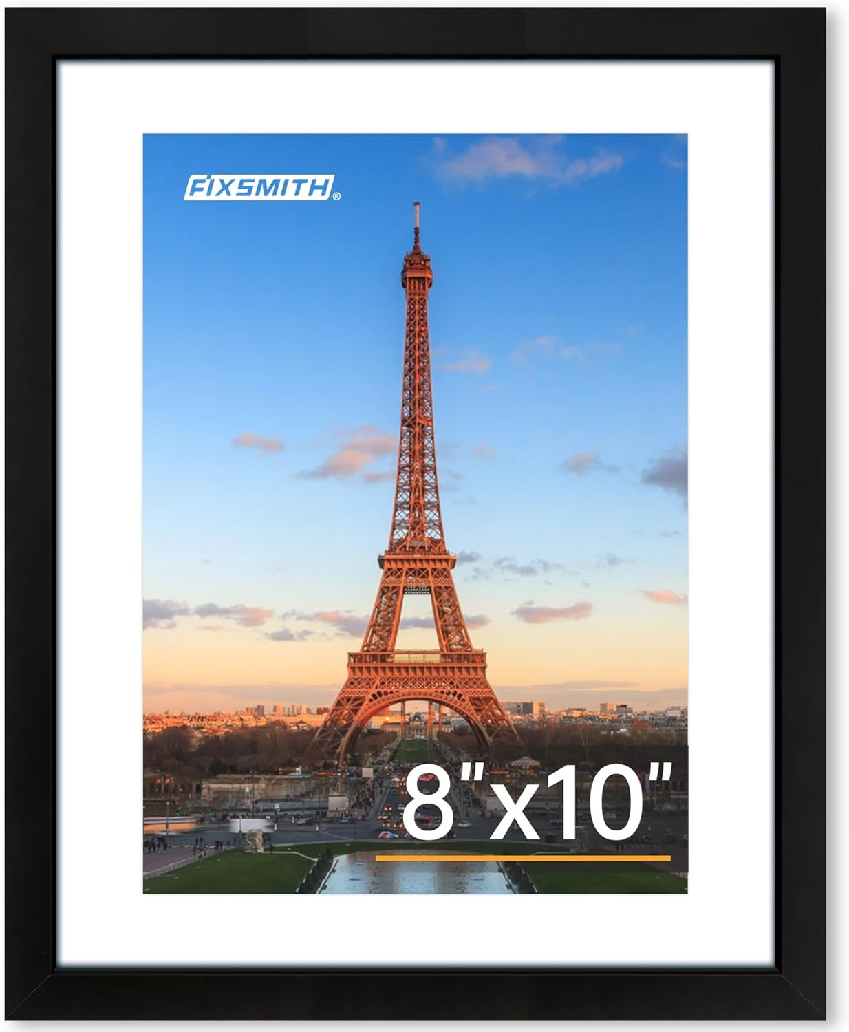8X10 Picture Frame 1 Pack, Photo Frame with HD Plexiglass, Display Pictures 5X7