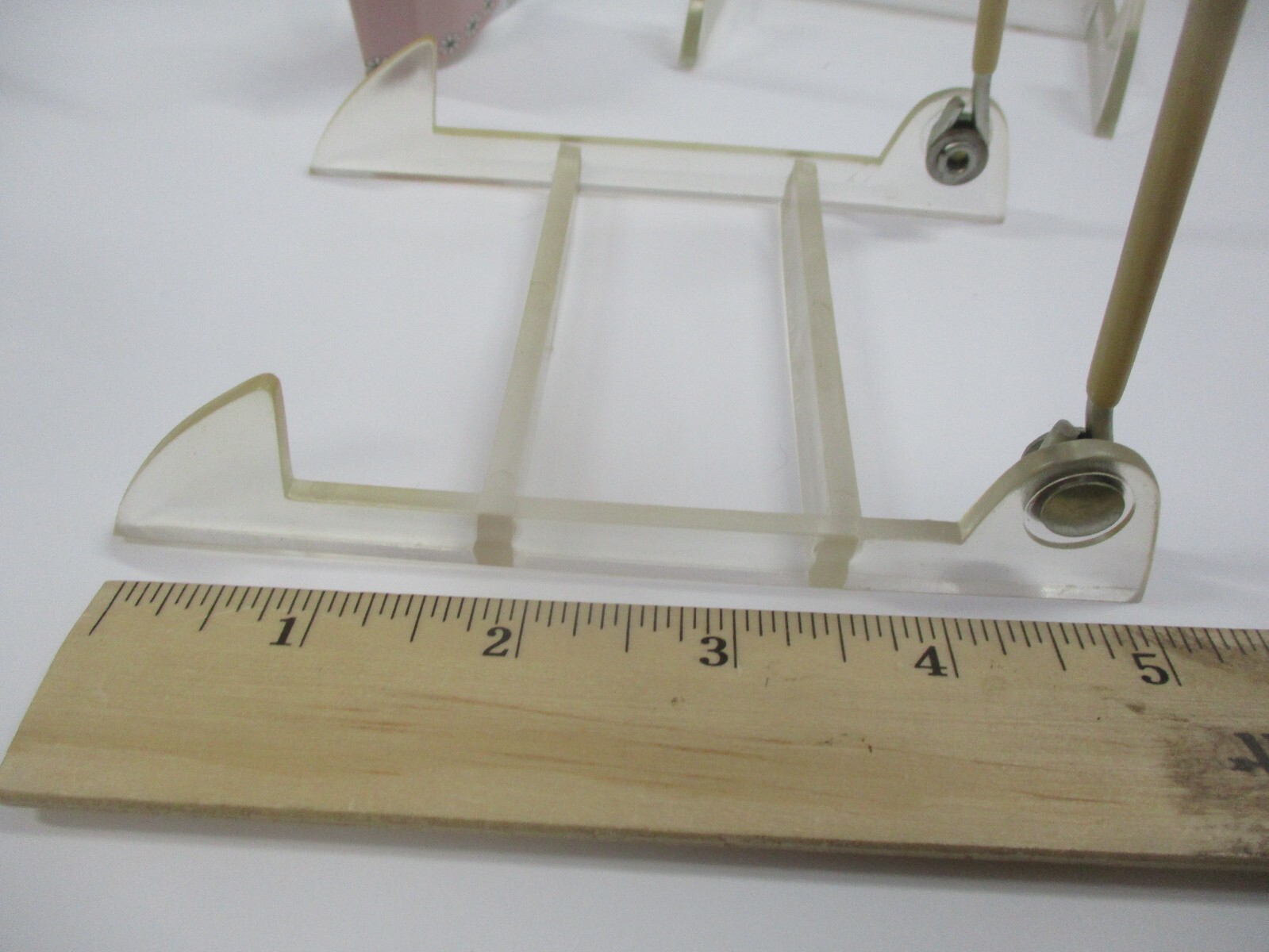 5 Vintage Plastic and Metal Folding Easel Displays