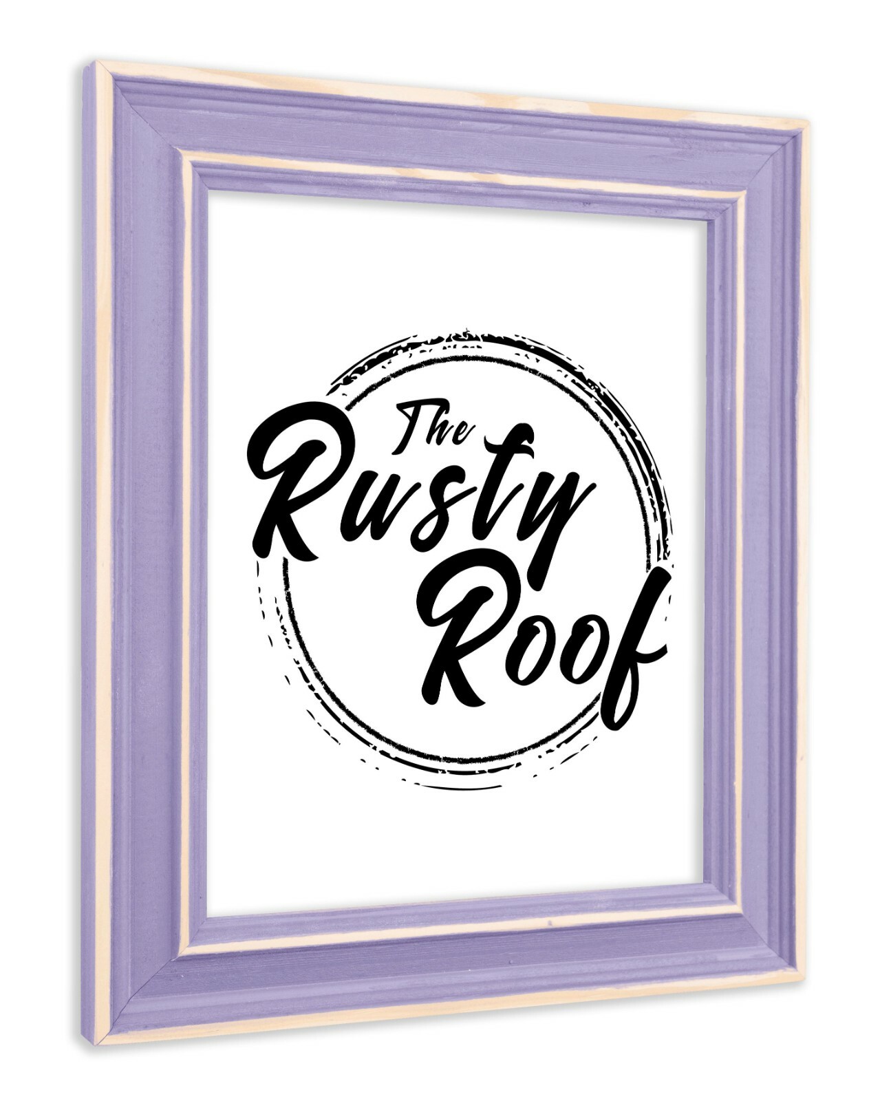 Distressed Classic – French Lilac Picture Frame – Solid Wood