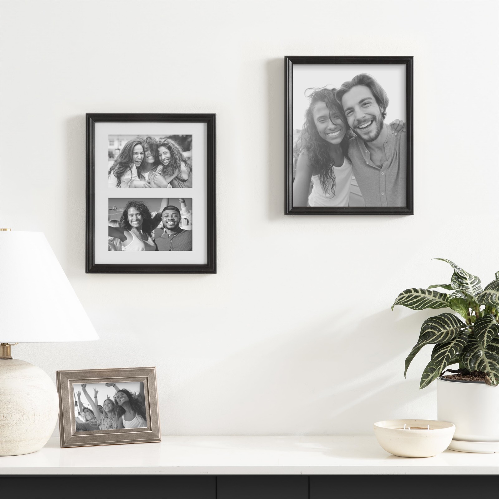 (2 pack) 8×10 Casual Black Decorative Tabletop Picture Frame