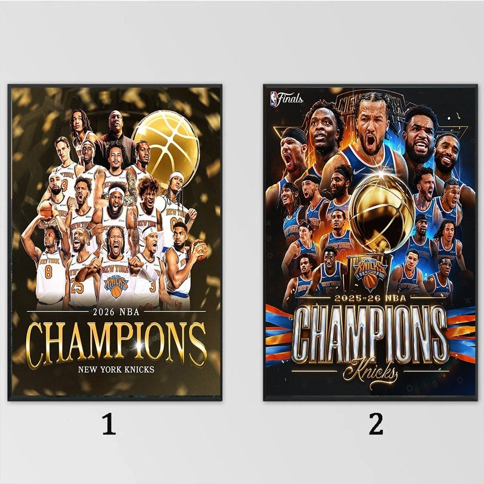 THE KNICKS ARE NBA CHAMPIONS 2026 Poster, Home Decor
