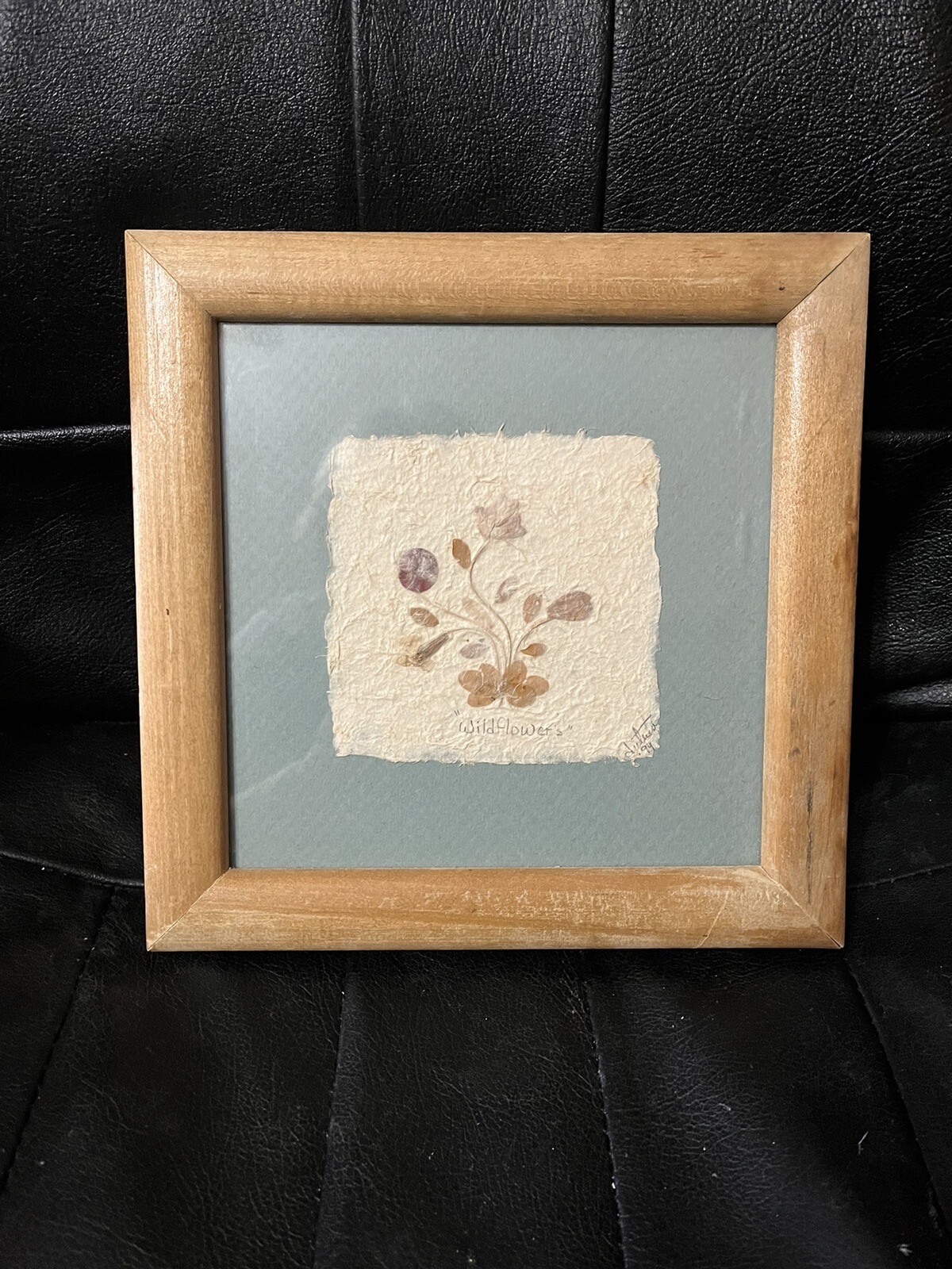 8 1/2” X 8 1/2” Wildflowers Picture In Frame