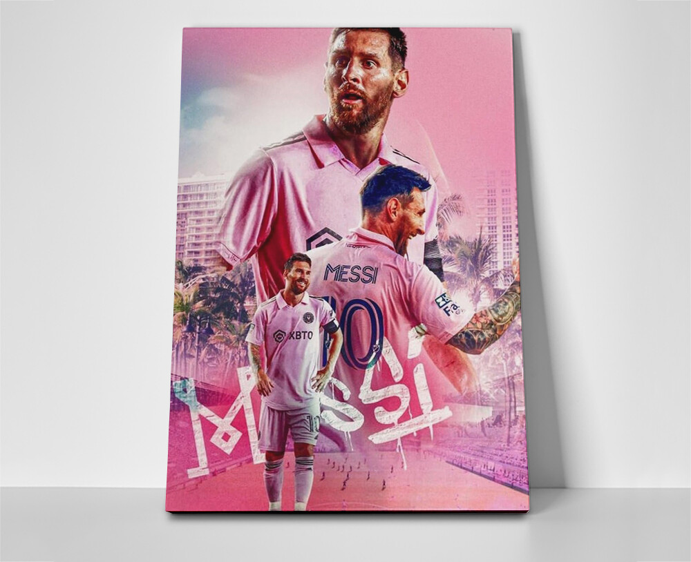 Lionel Messi Miami Poster or Canvas