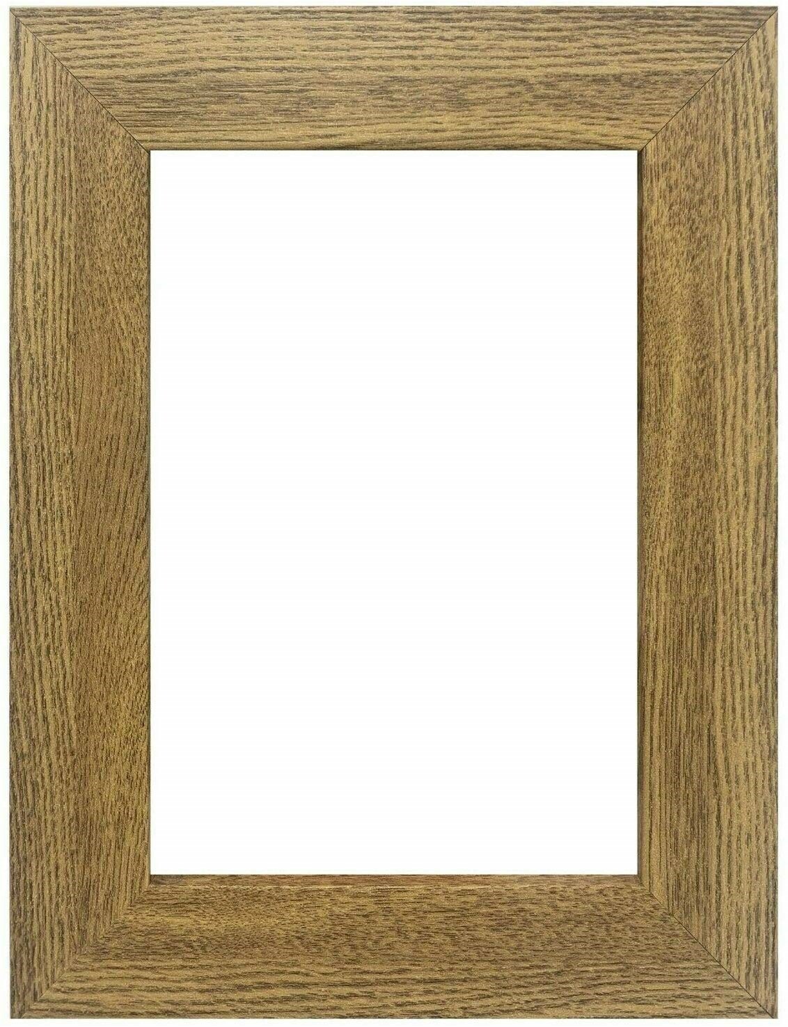 US Art Frames 1.25&Prime; Light Oak Flat MDF Wood Composite Picture Poster Frame S-A