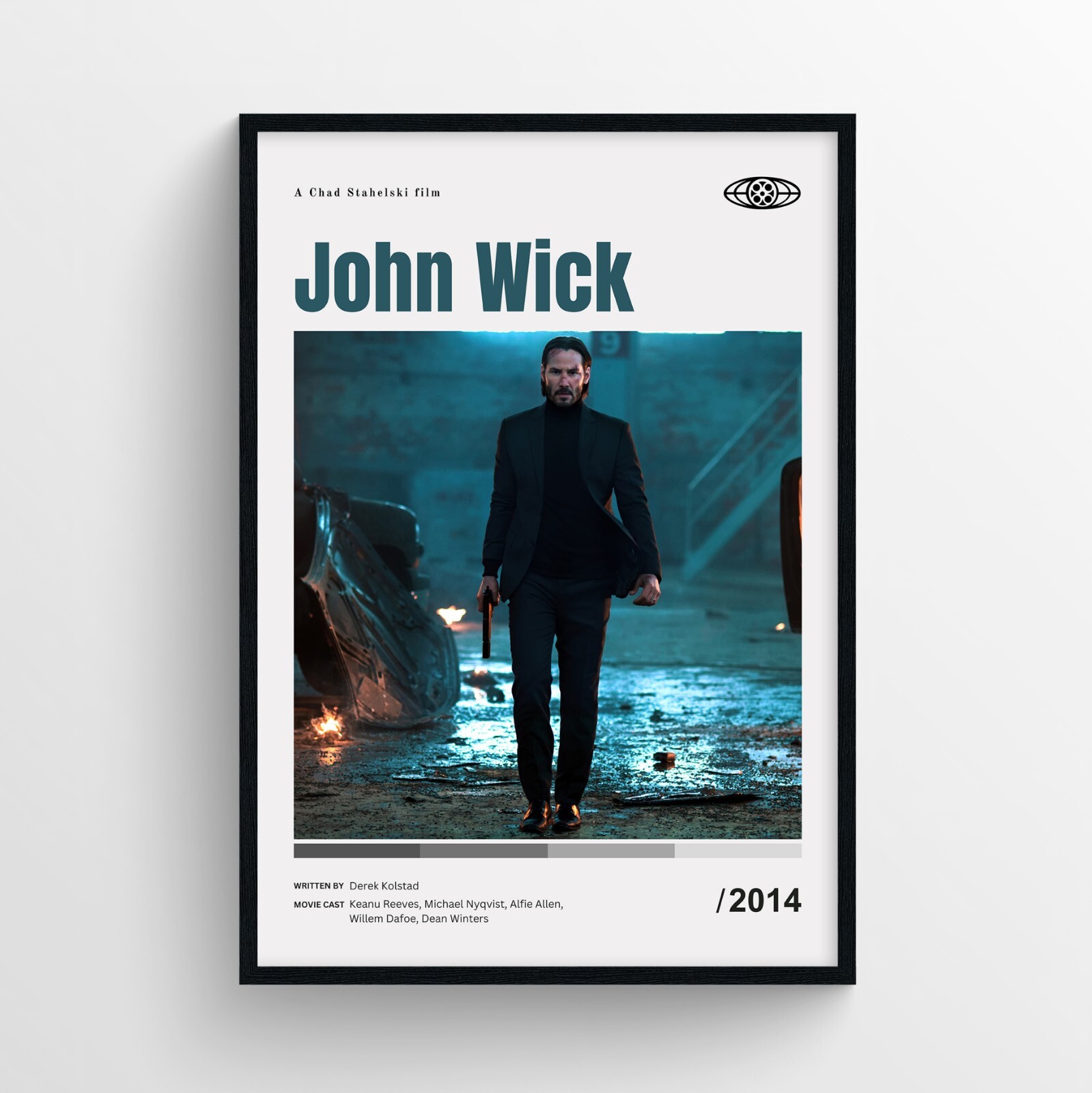 John Wick Movie Poster Print, Wall Art – Unframed