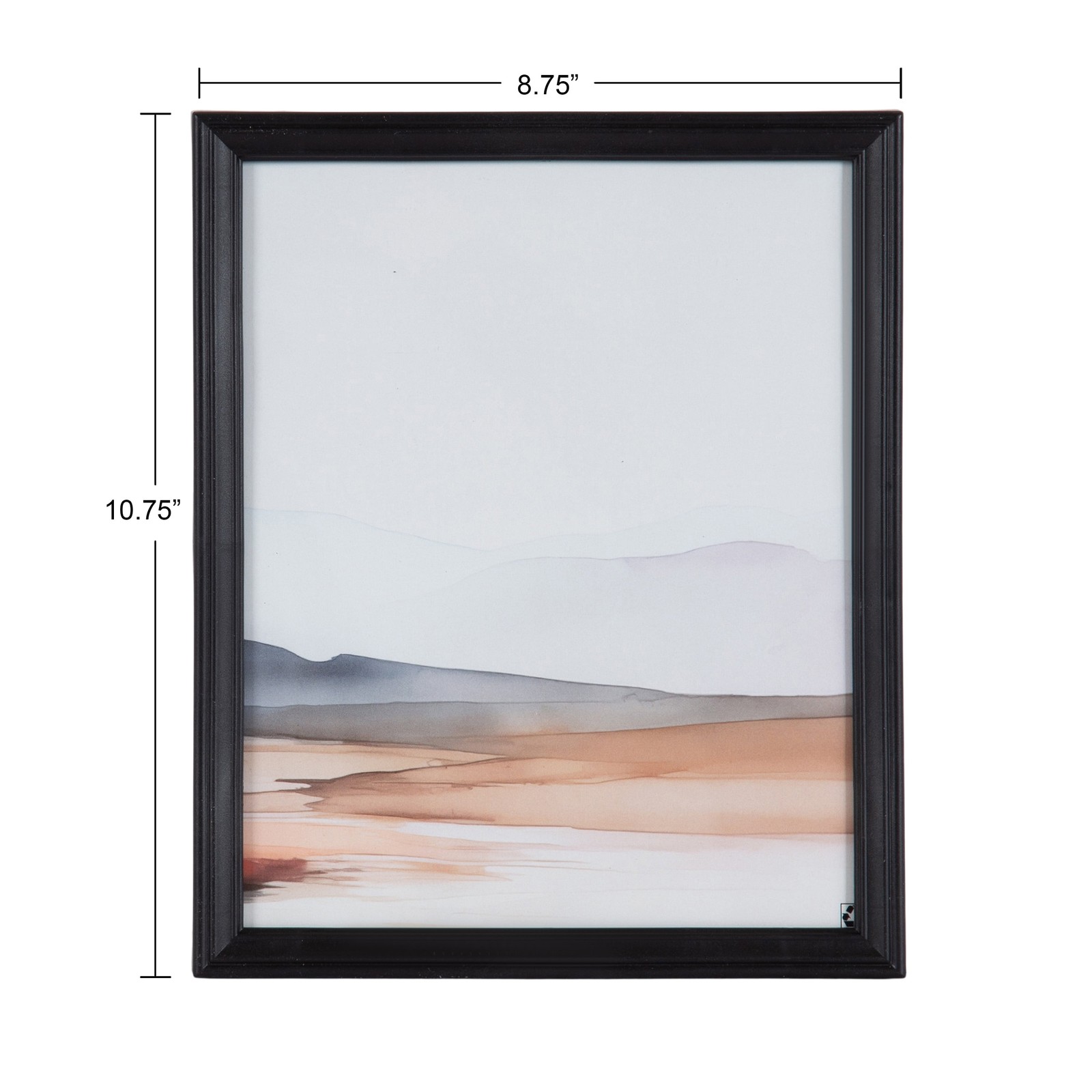 (2 pack) 8×10 Casual Black Decorative Tabletop Picture Frame